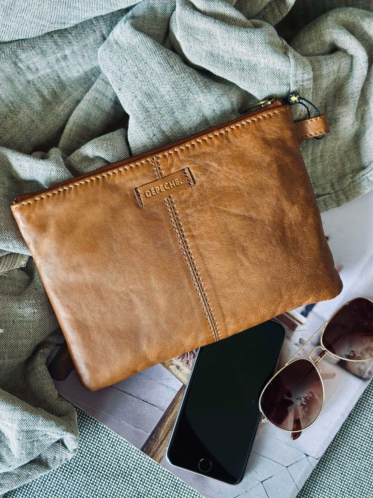 Clutch Alba - Cognac - Image 2