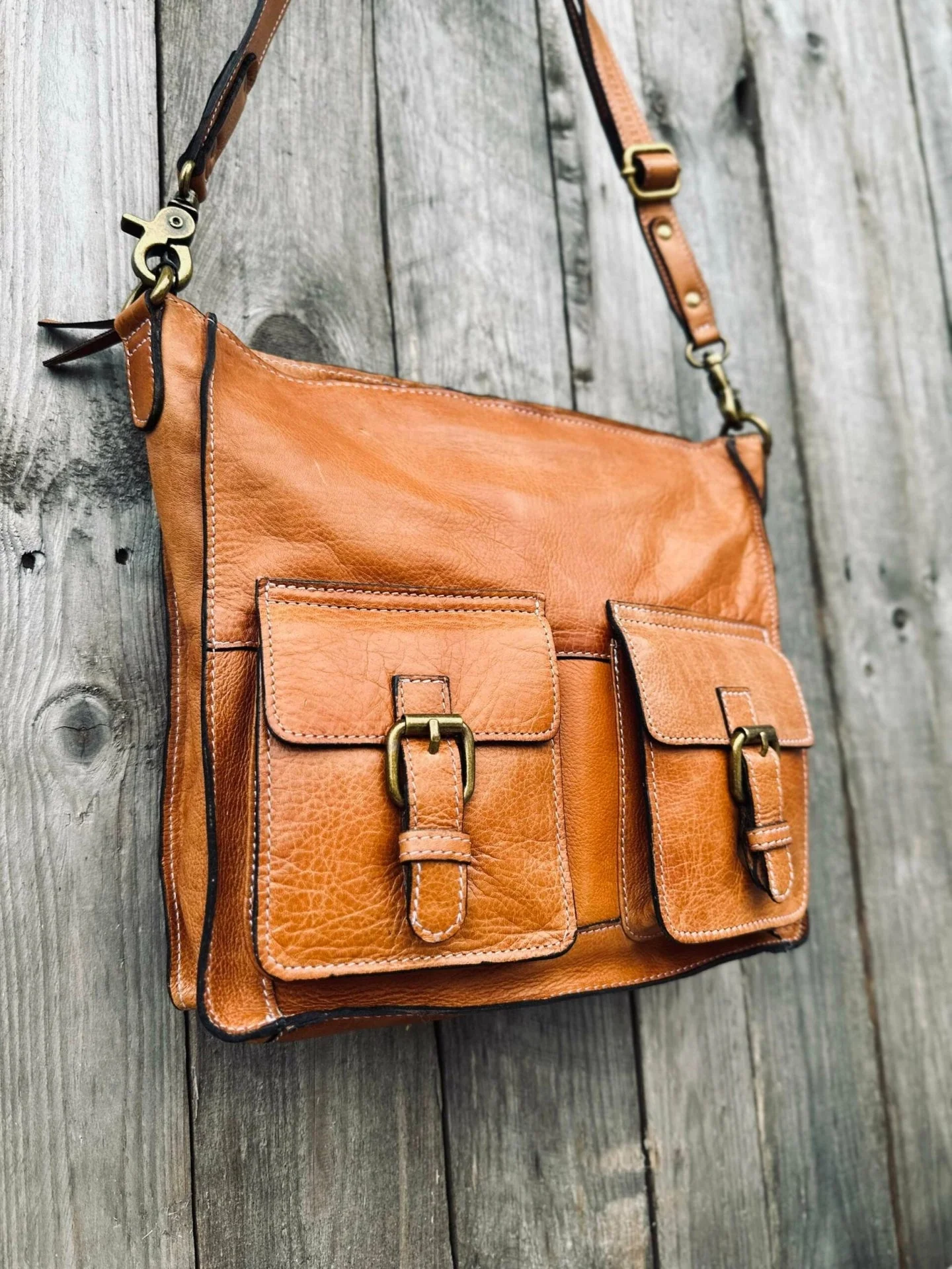 Crossbody Alma Cognac - Image 6