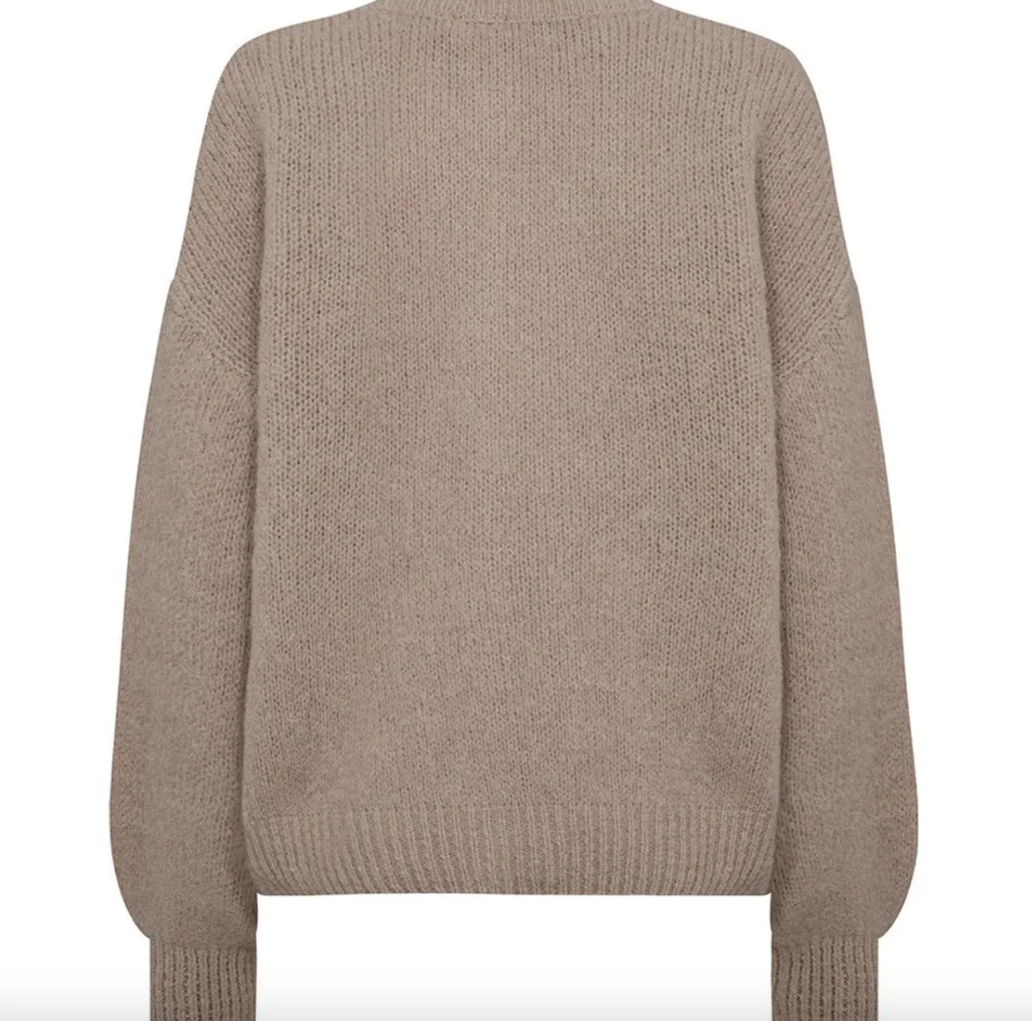 Alpaca cardigan Depeche - Sand - Image 3