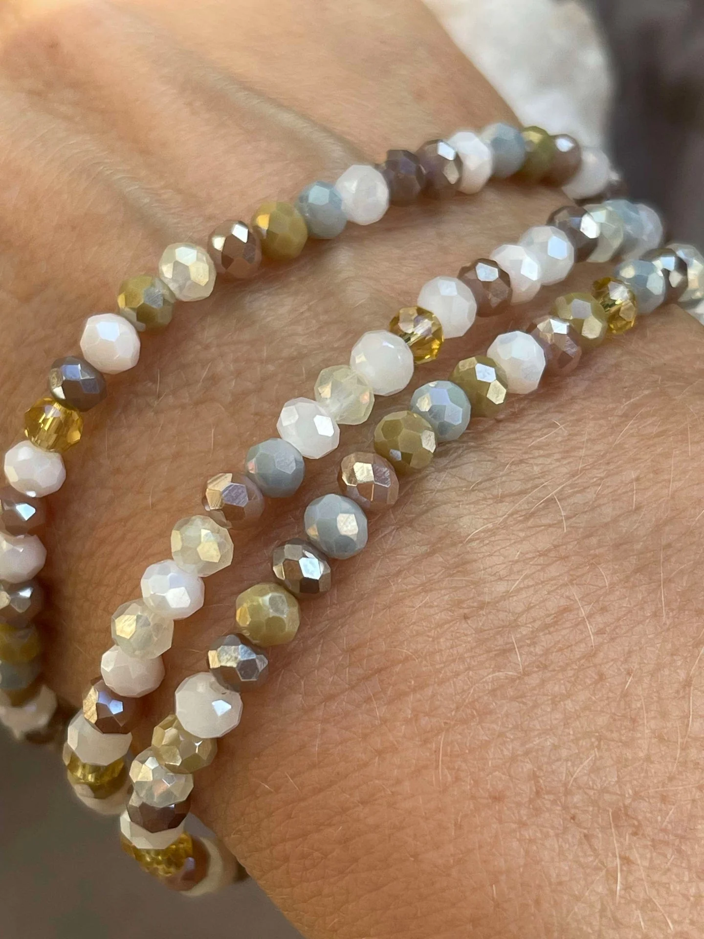 Armbånd ANNA Nature - Sett med 3 stk - Image 3