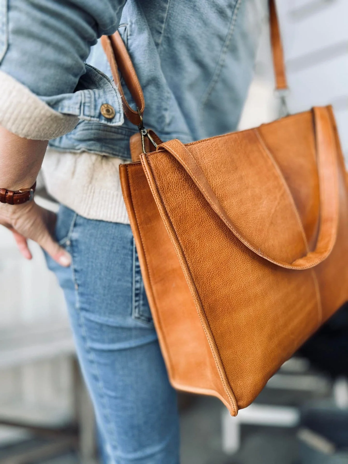Work / Shopper - Lisa Cognac - Image 7