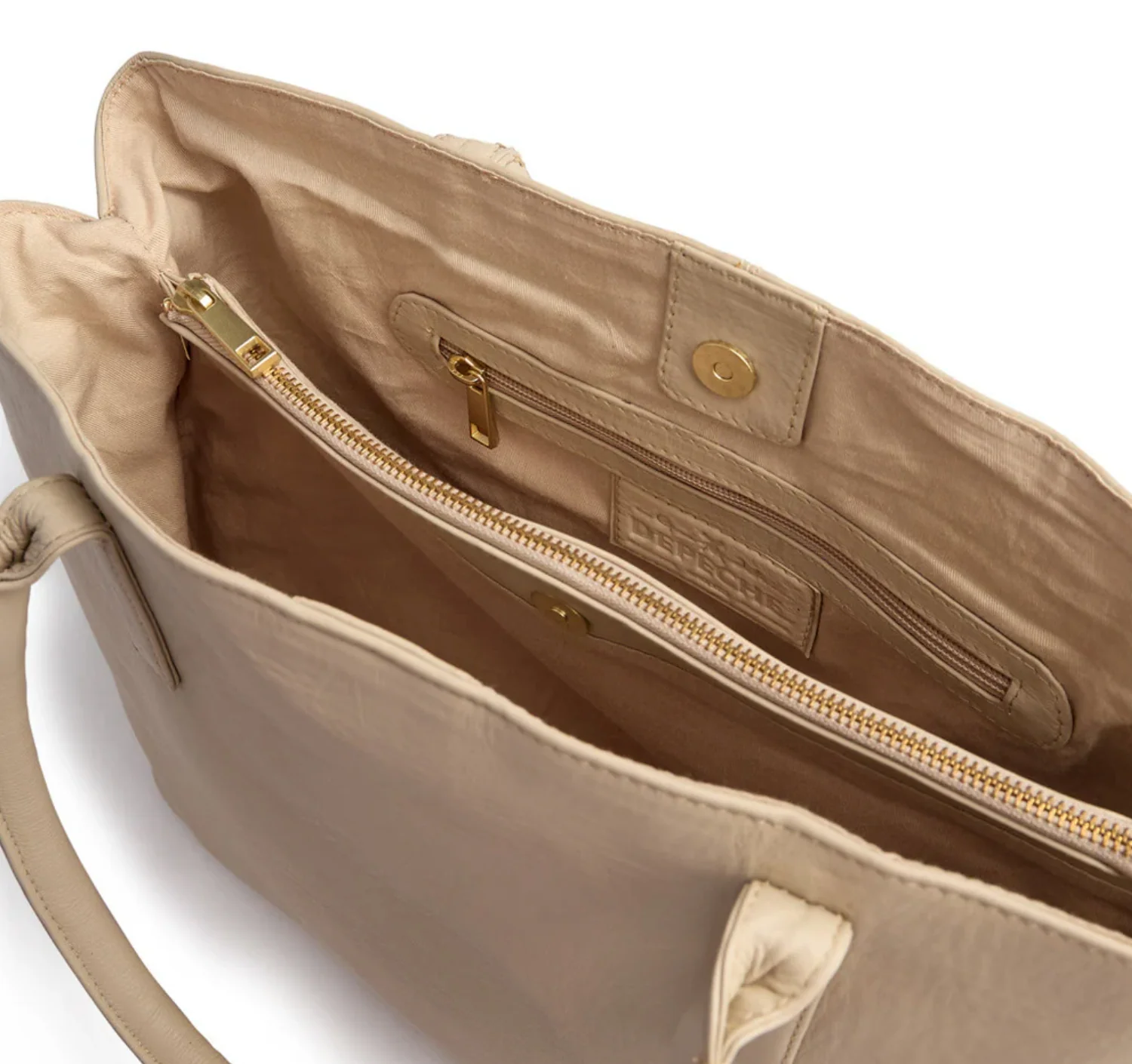 Arbeidstaske / shopper – Soft sand - Image 11