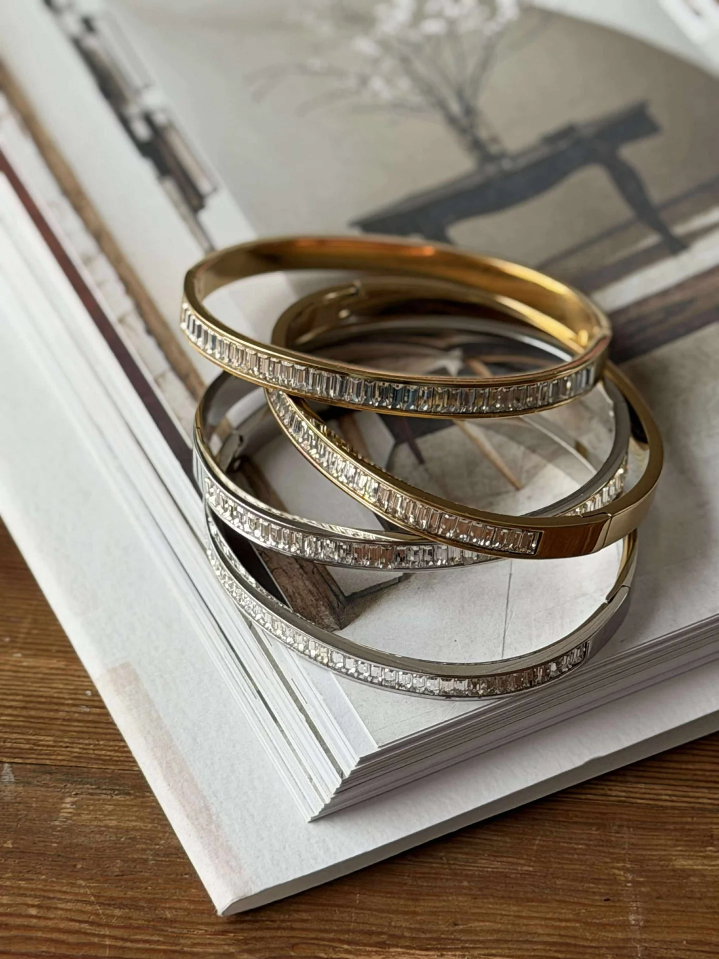 Armring FILUCA - rustfritt stål - CZ - Image 3