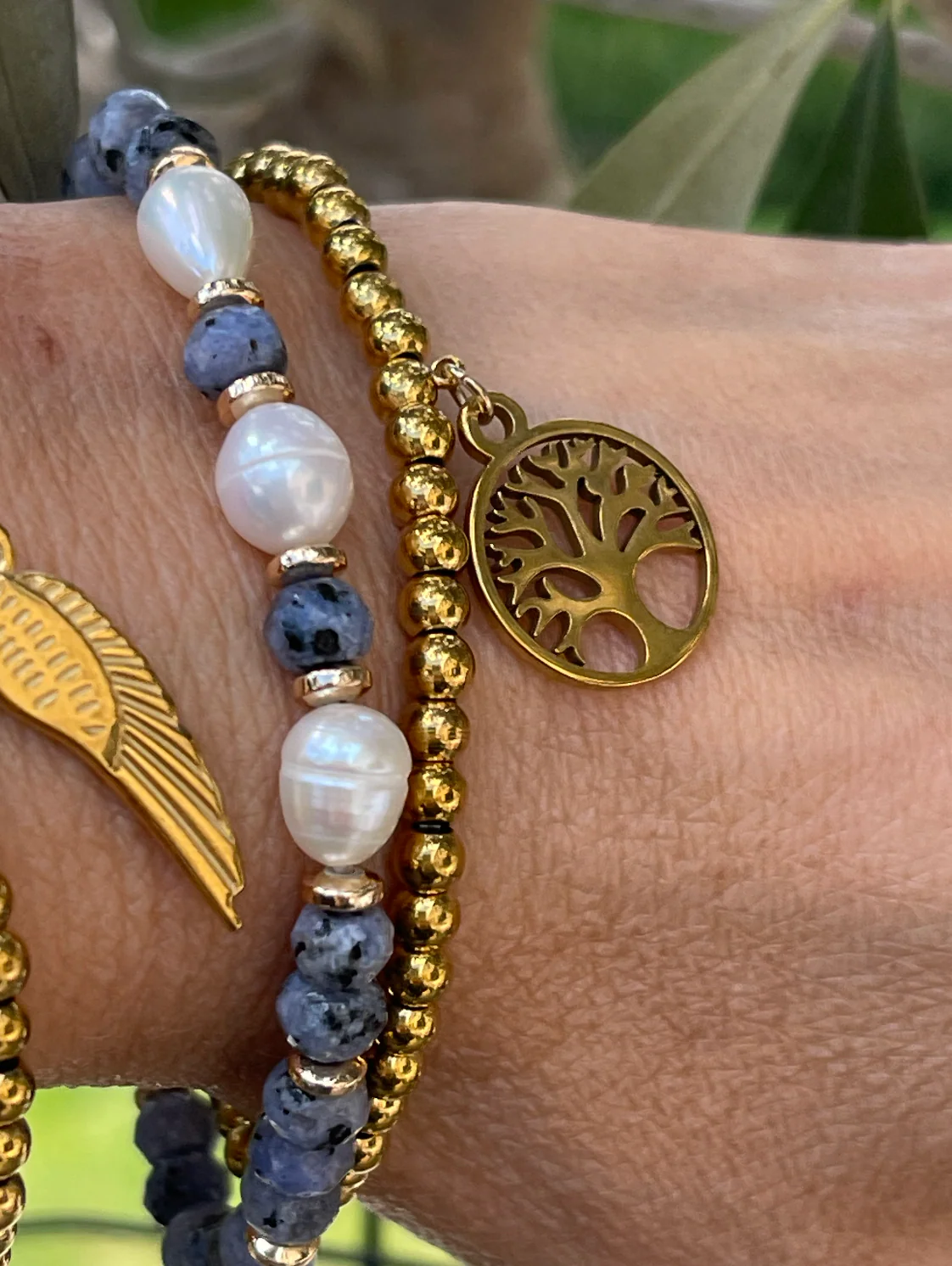 Armbånd Juliane - Blue mix - Image 2