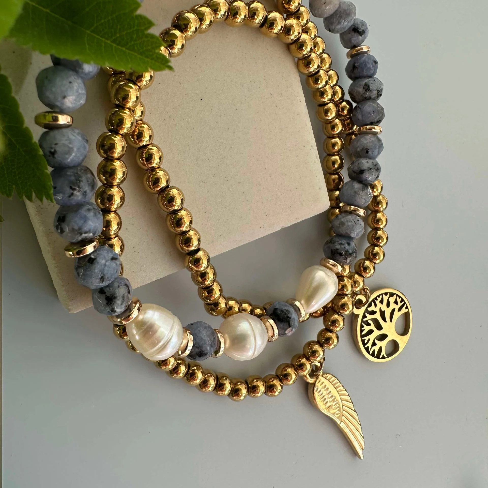 Armbånd Juliane - Blue mix - Image 7