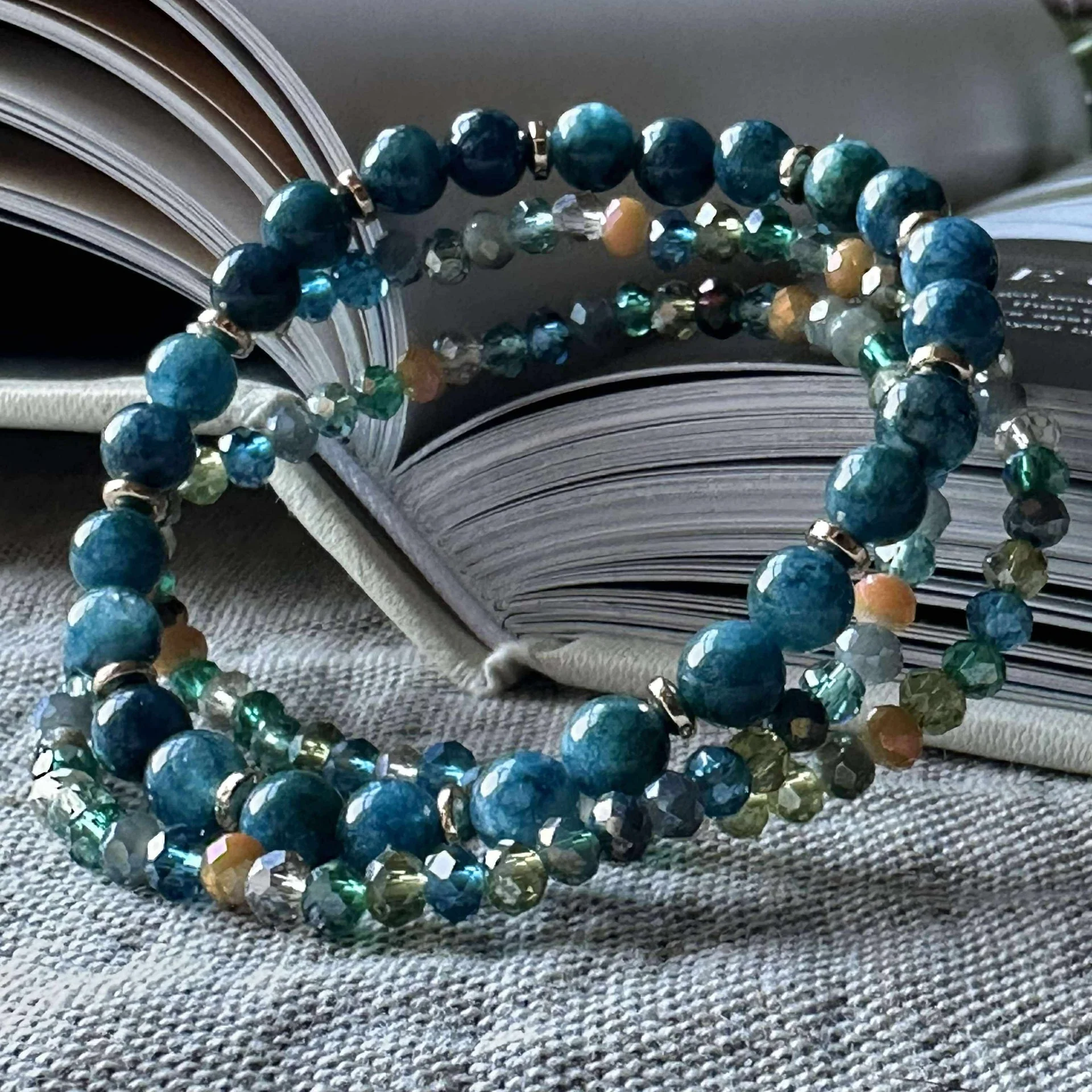 Armbånd Luna Sea Green – Sett med 3 stk - Image 6