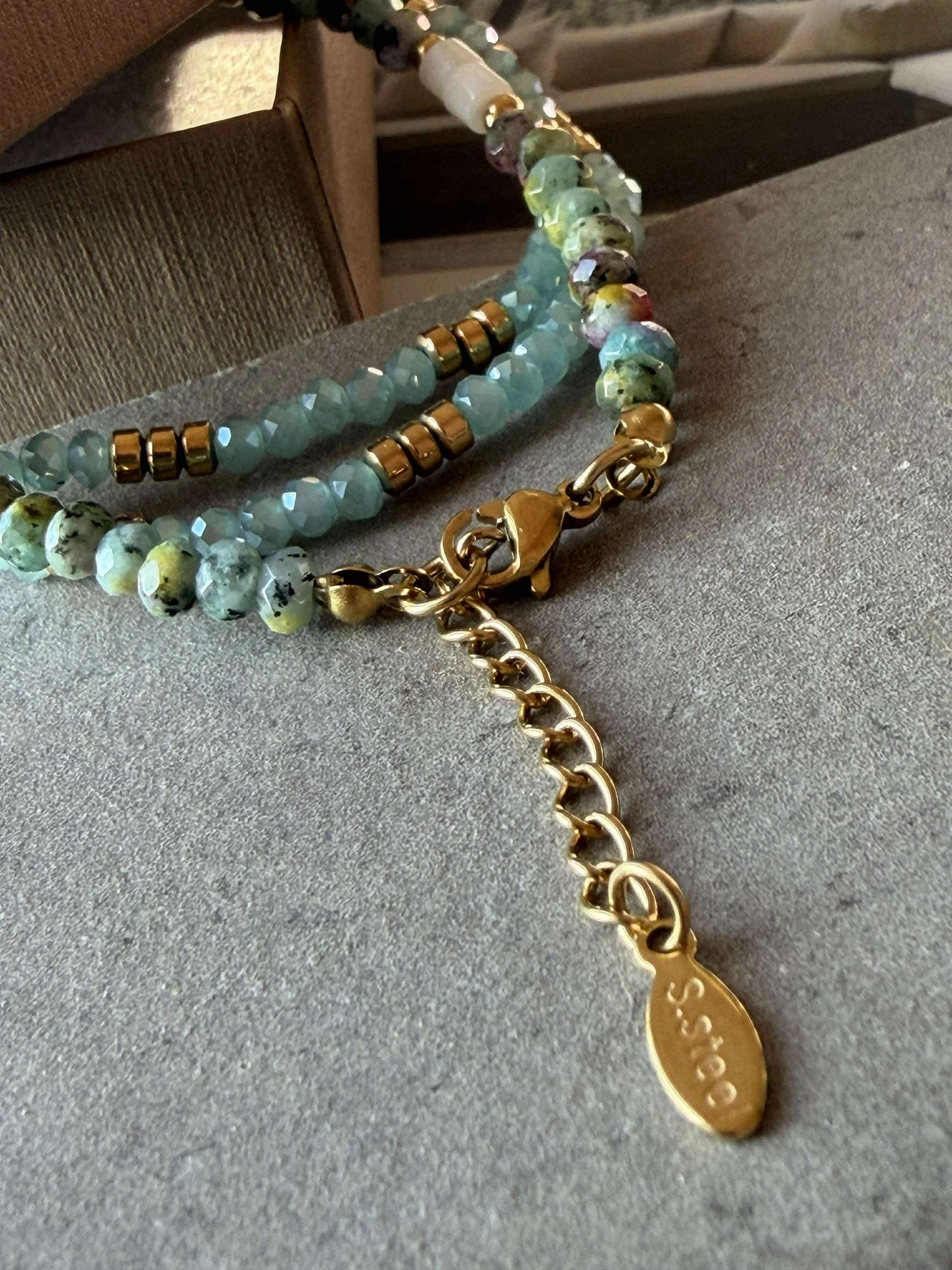 Armbånd Sarabella Aqua – Sett med 3 stk - Image 4