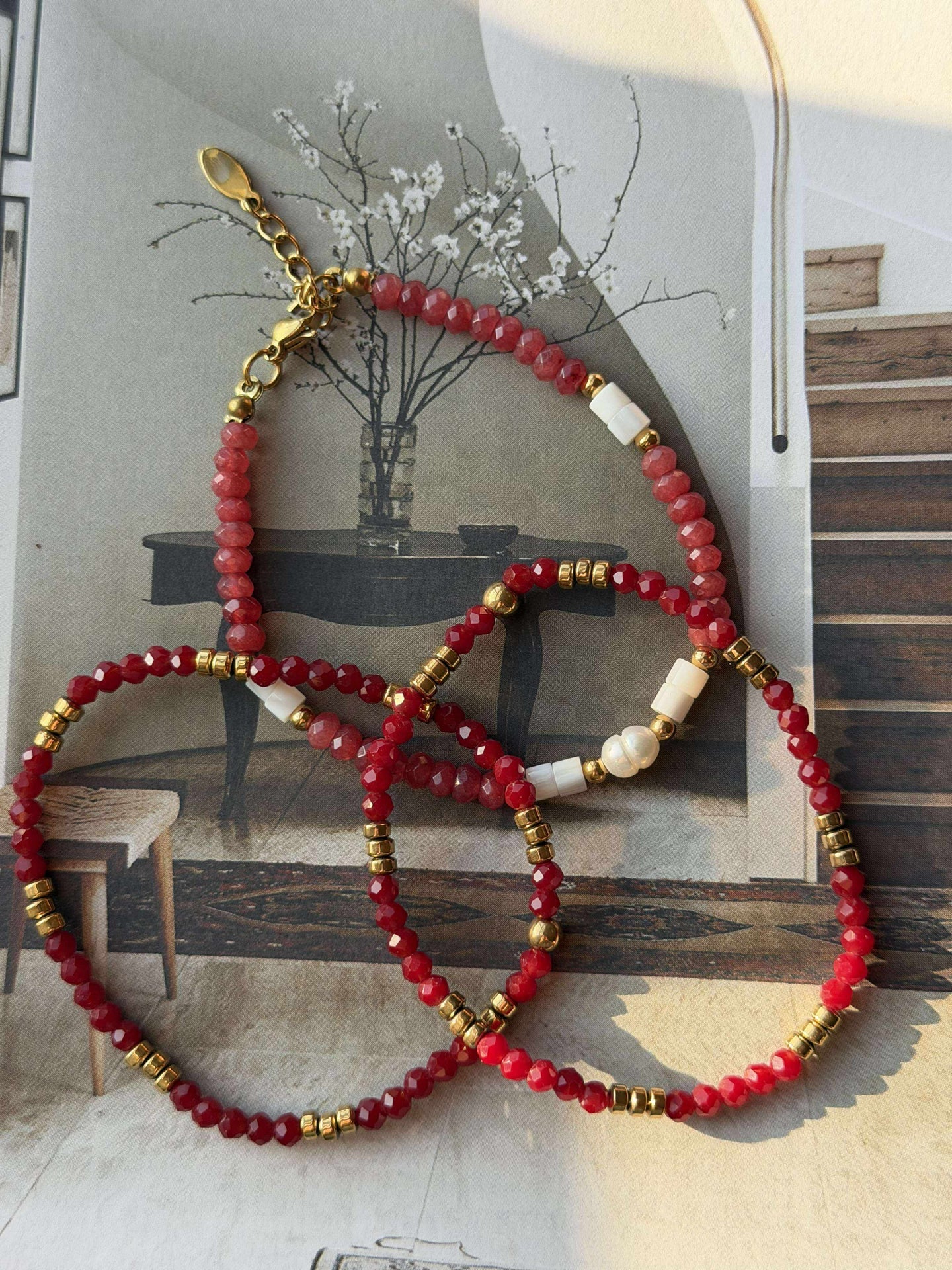 Armbånd Sarabella Berry – Sett med 3 stk - Image 4