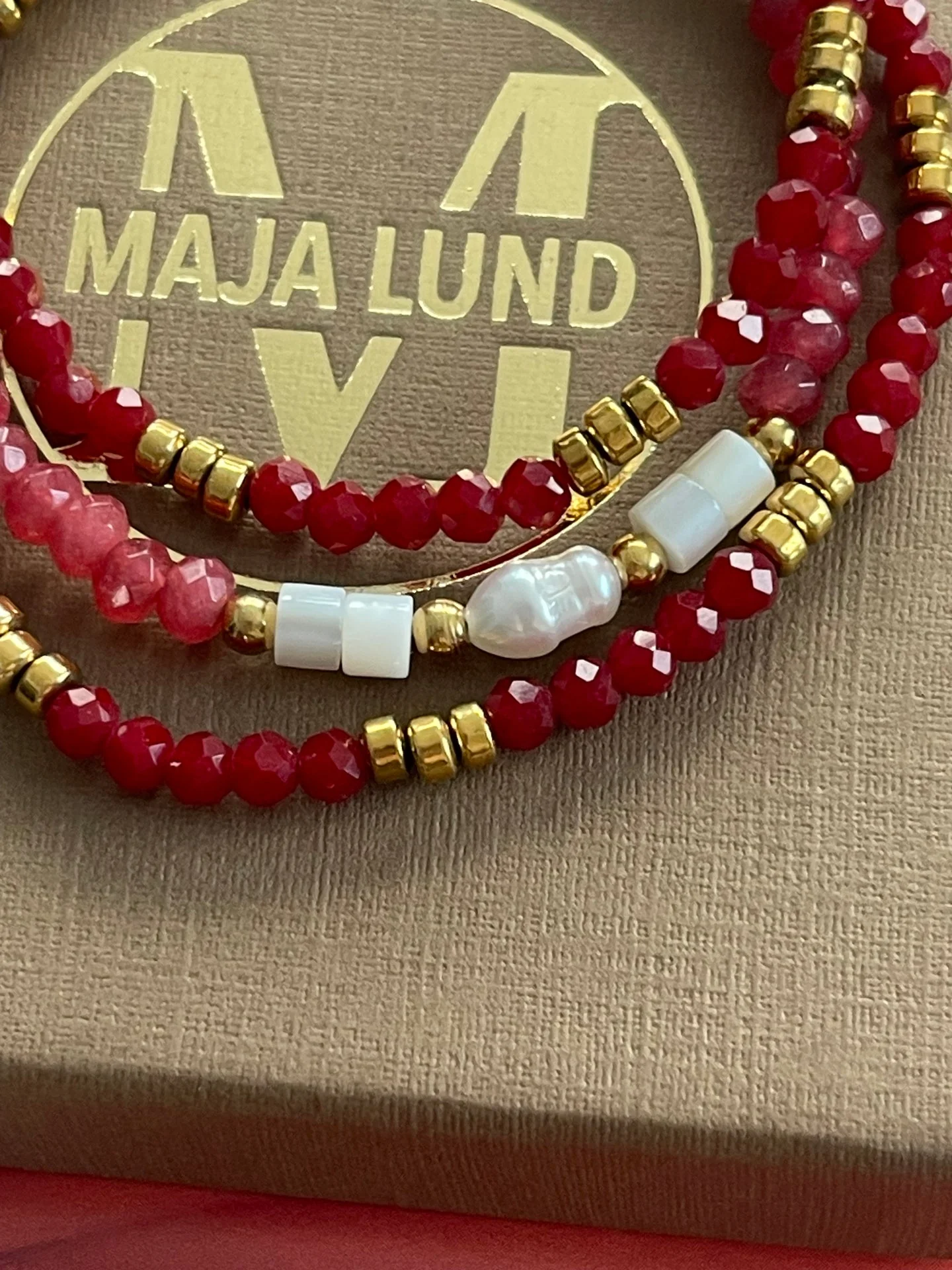 Armbånd Sarabella Berry – Sett med 3 stk - Image 6