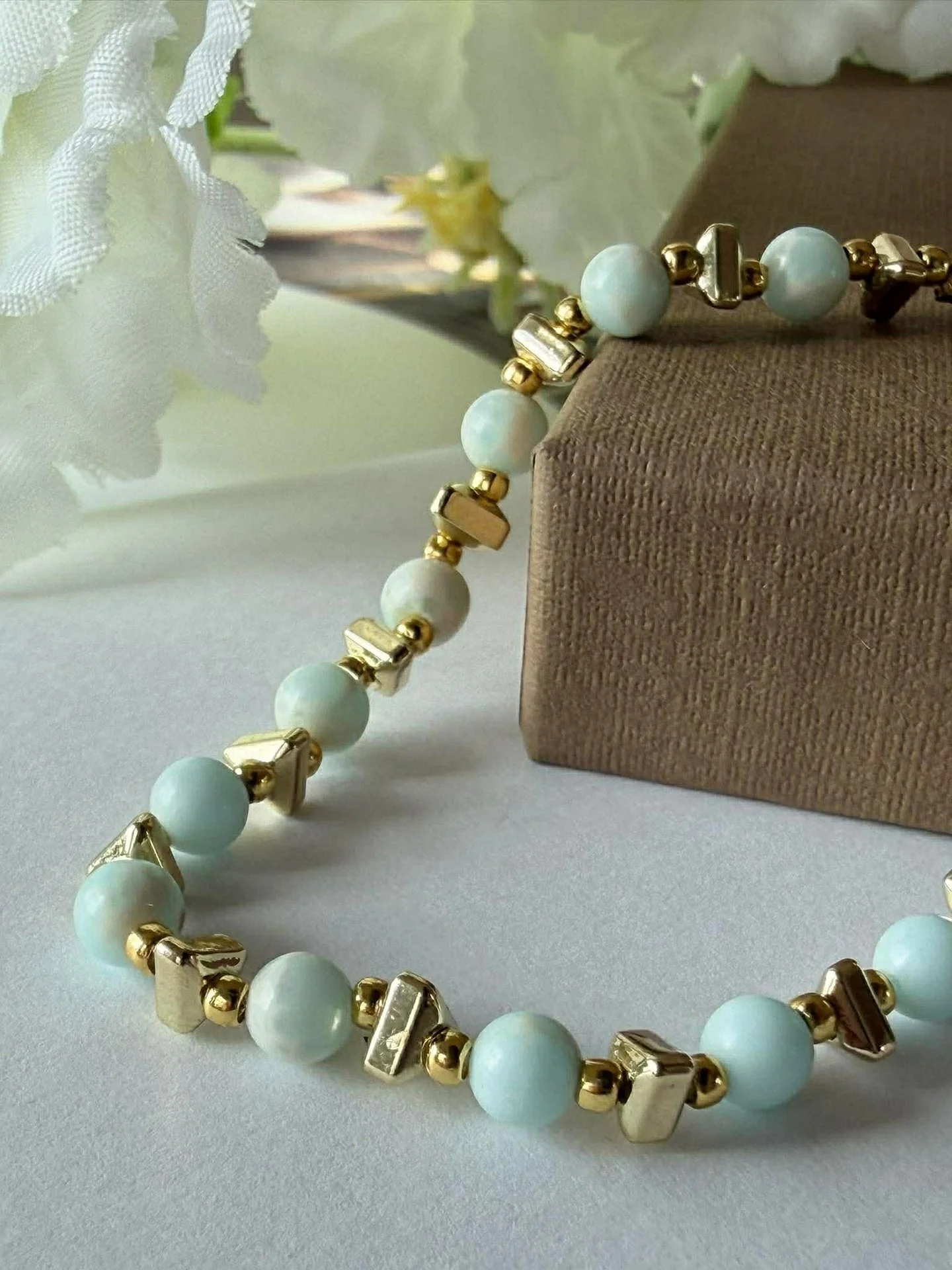 Armbånd TILDE - Naturstein - Jade Grønn - Image 3