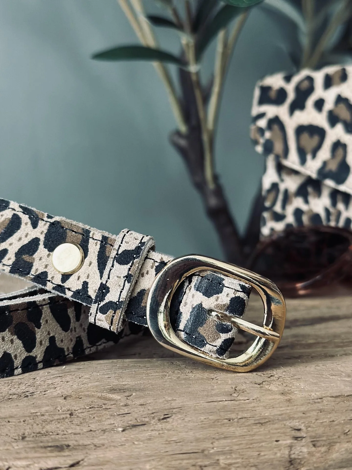 Belte Aura leopard – 95 cm