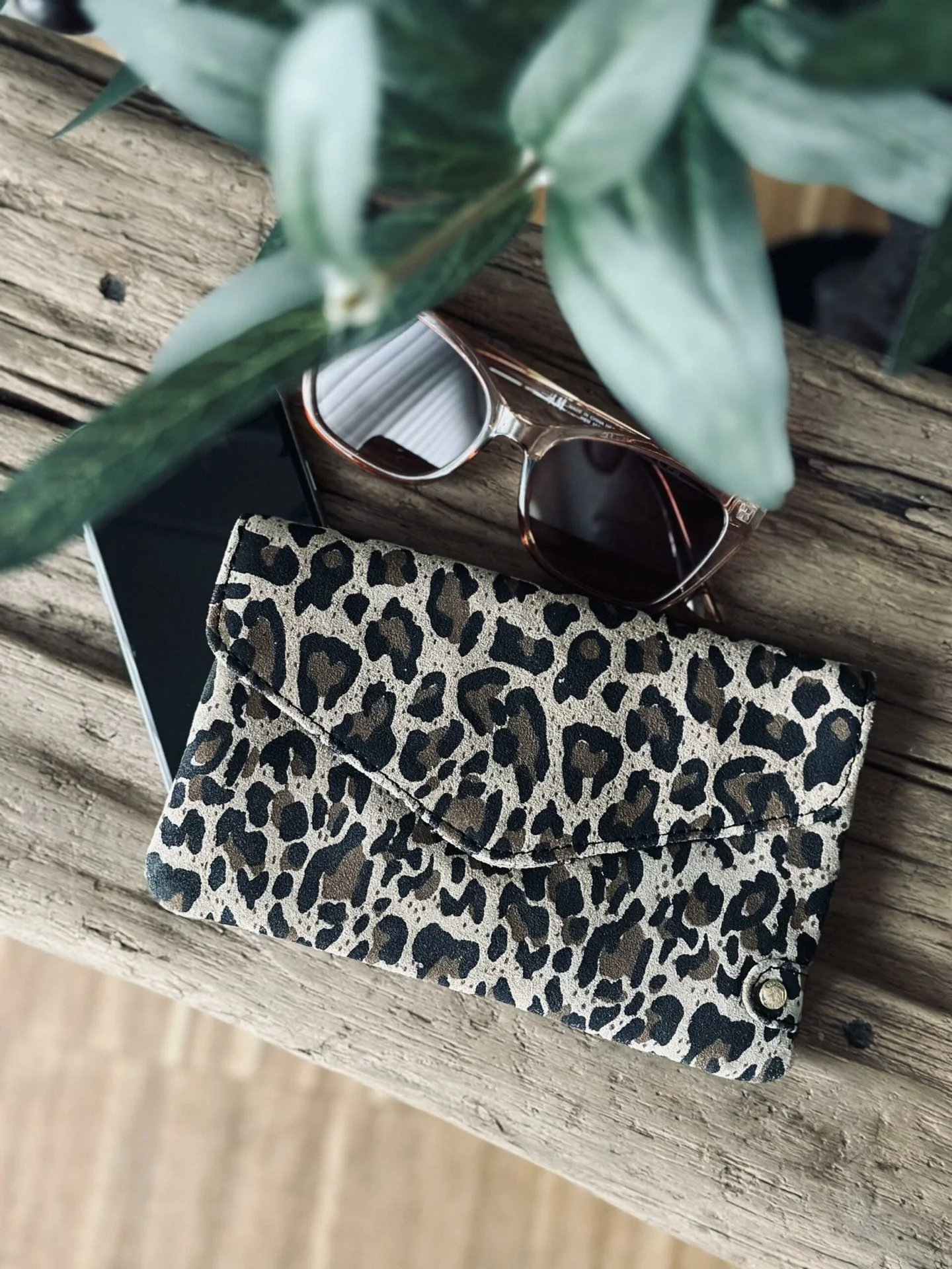 Lommebok Aura Leopard