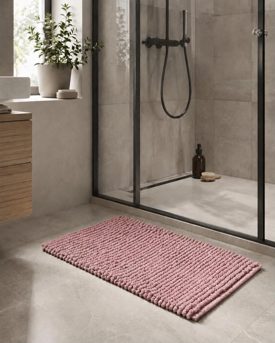 Badematte 50x80 cm - Flere farger