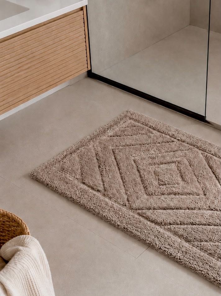 Badematte med rektangler - Flere farger - Image 6