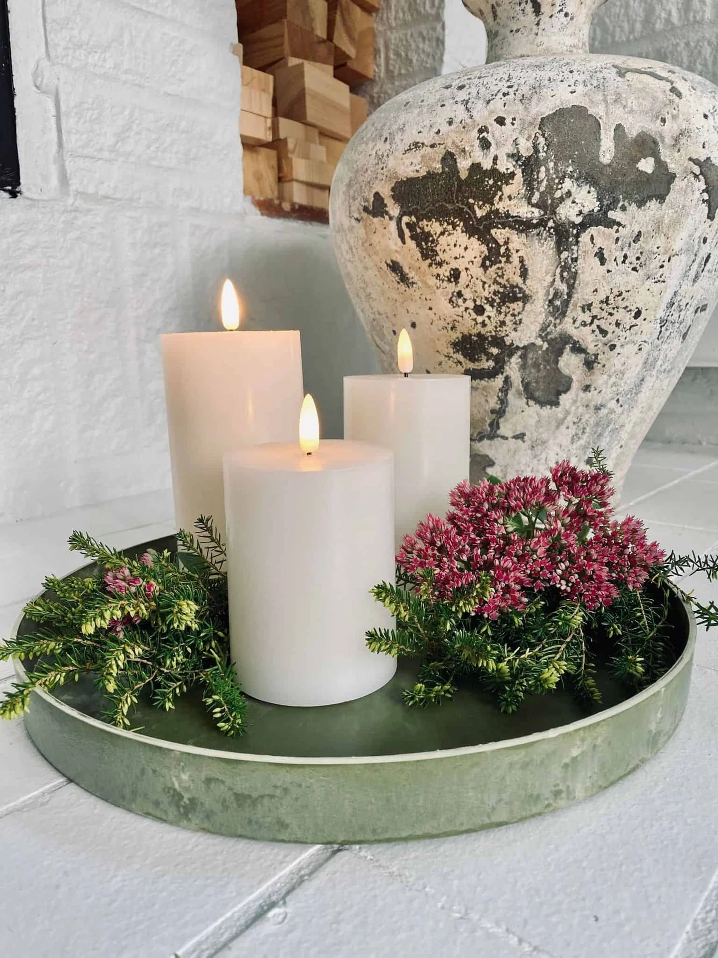 Brett betong-look – Stor grønn - Image 3