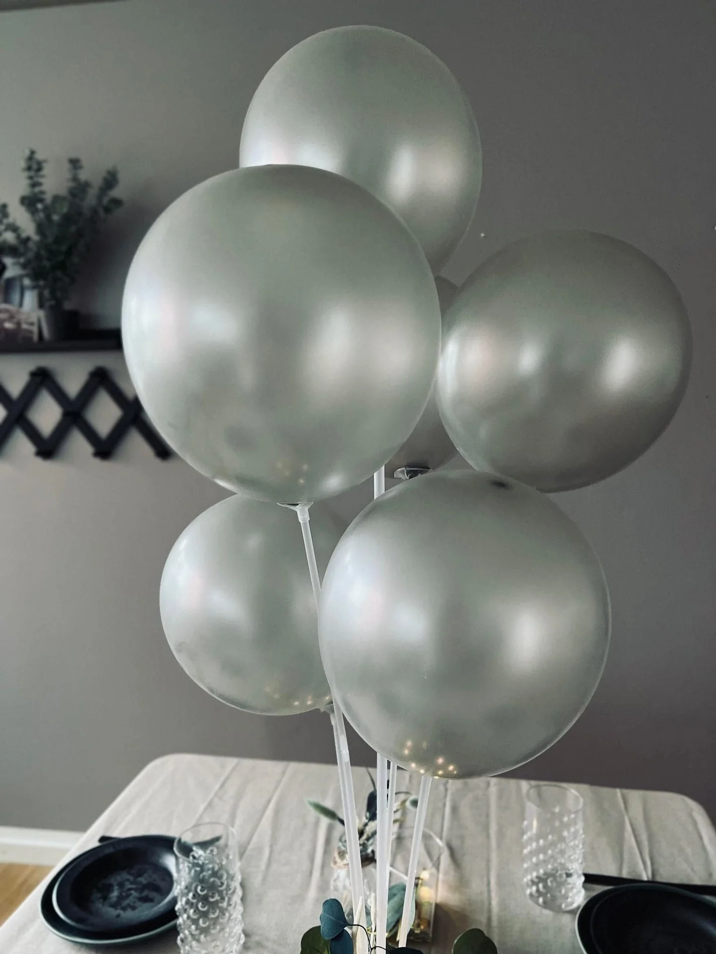 Ballonger - Sølv 18 stk - Image 3