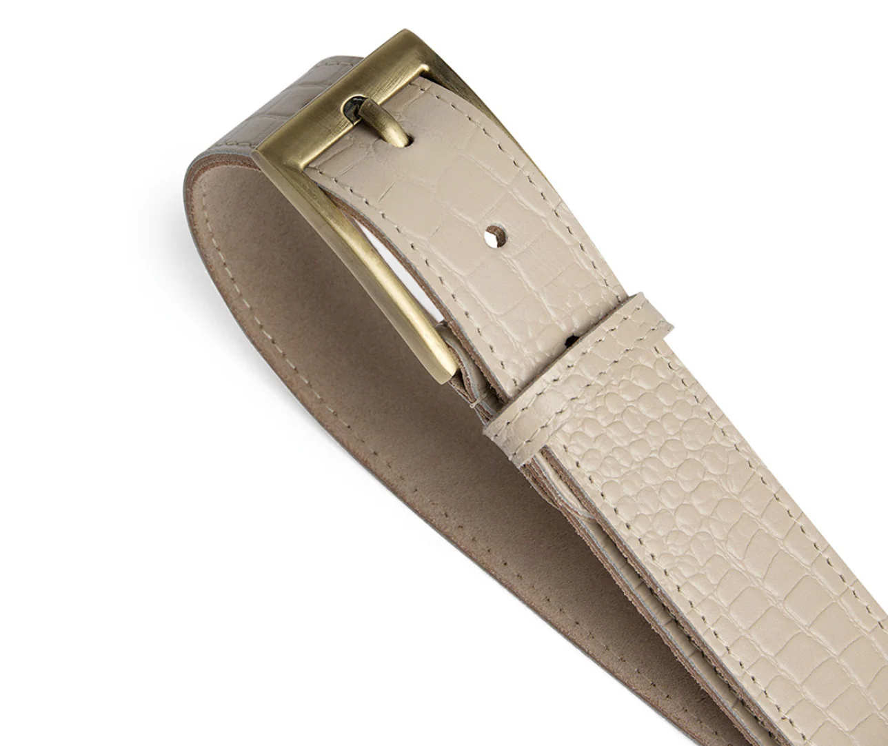 Belte croco - sand - Image 2