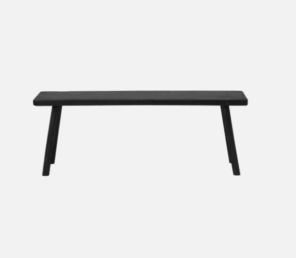 Benk - Svart tre 120cm - Image 4