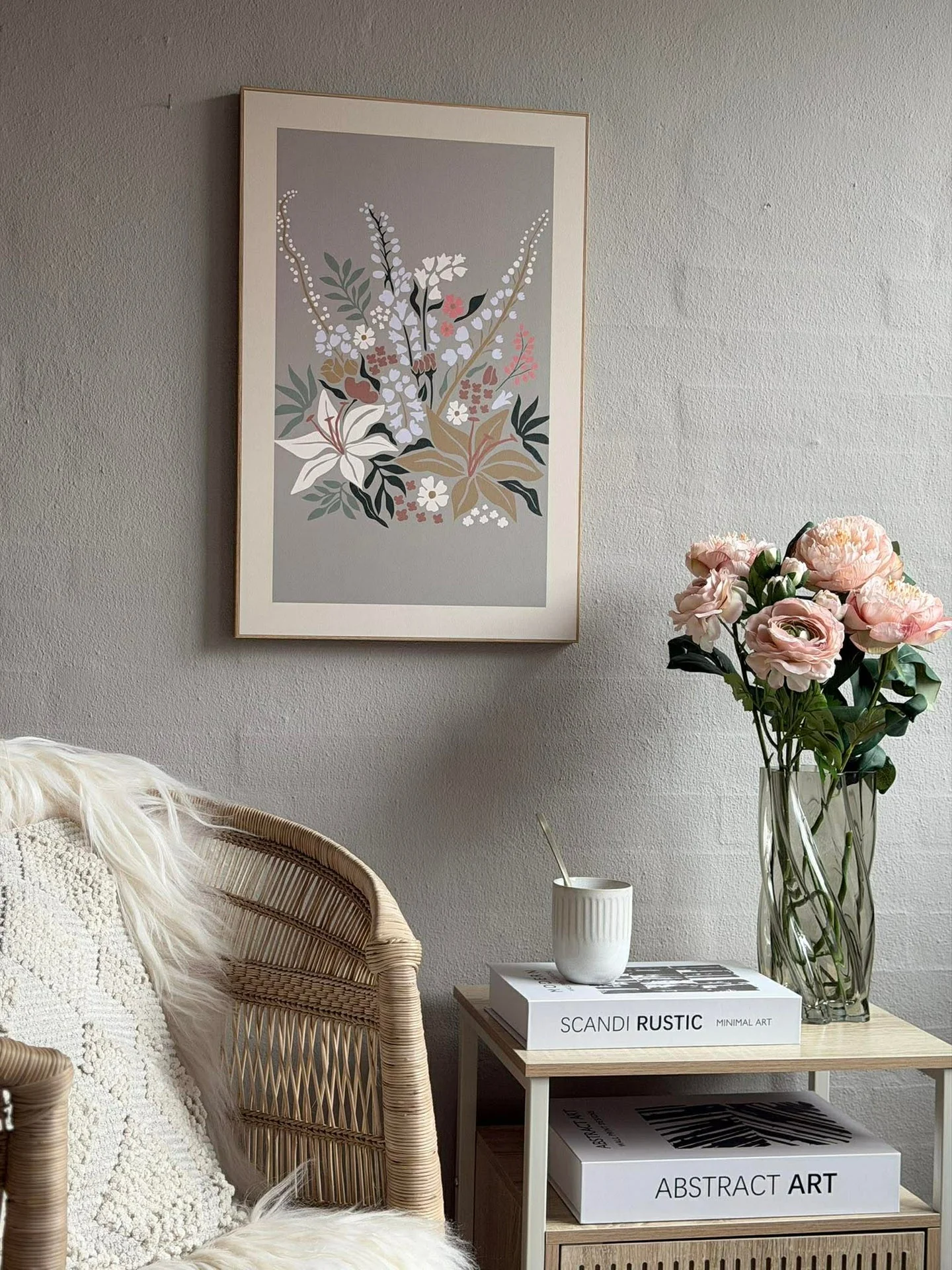 Bilde med blomster - Flere farger - Image 13