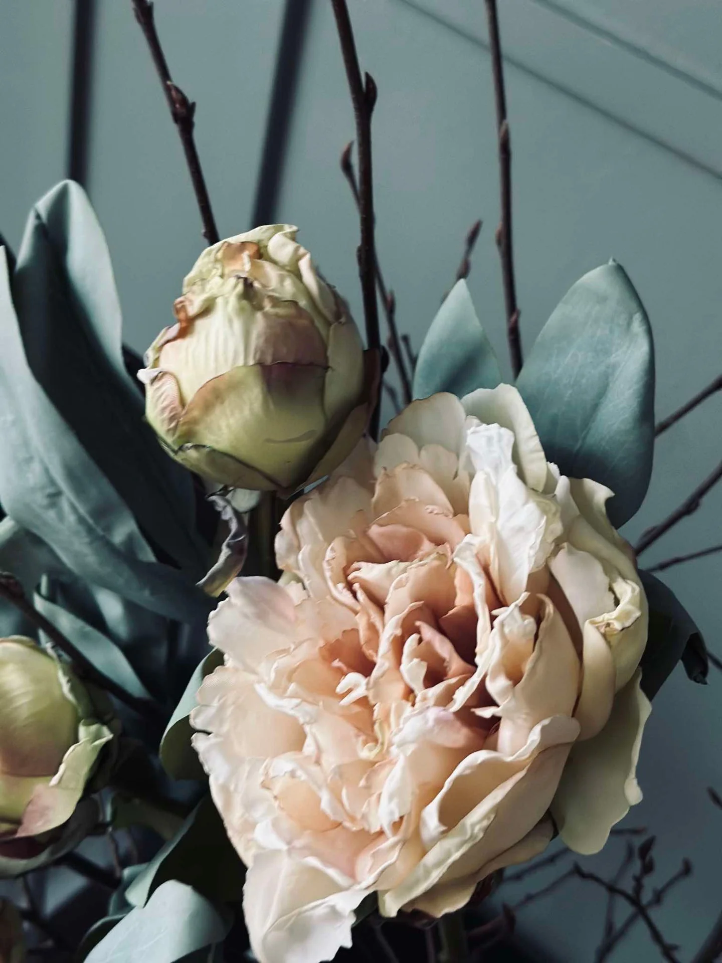 Blomst Pæon Creme - Image 5