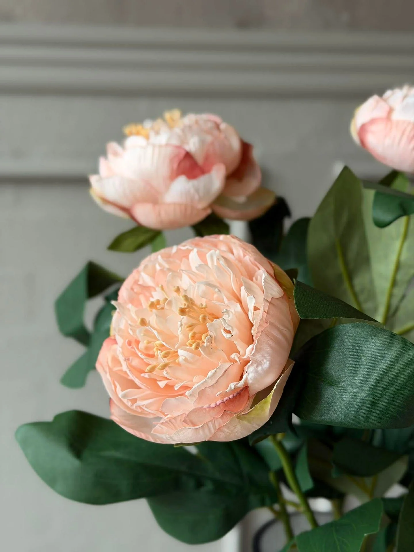 Blomst Peon - Sart rosa 70 cm - Image 5