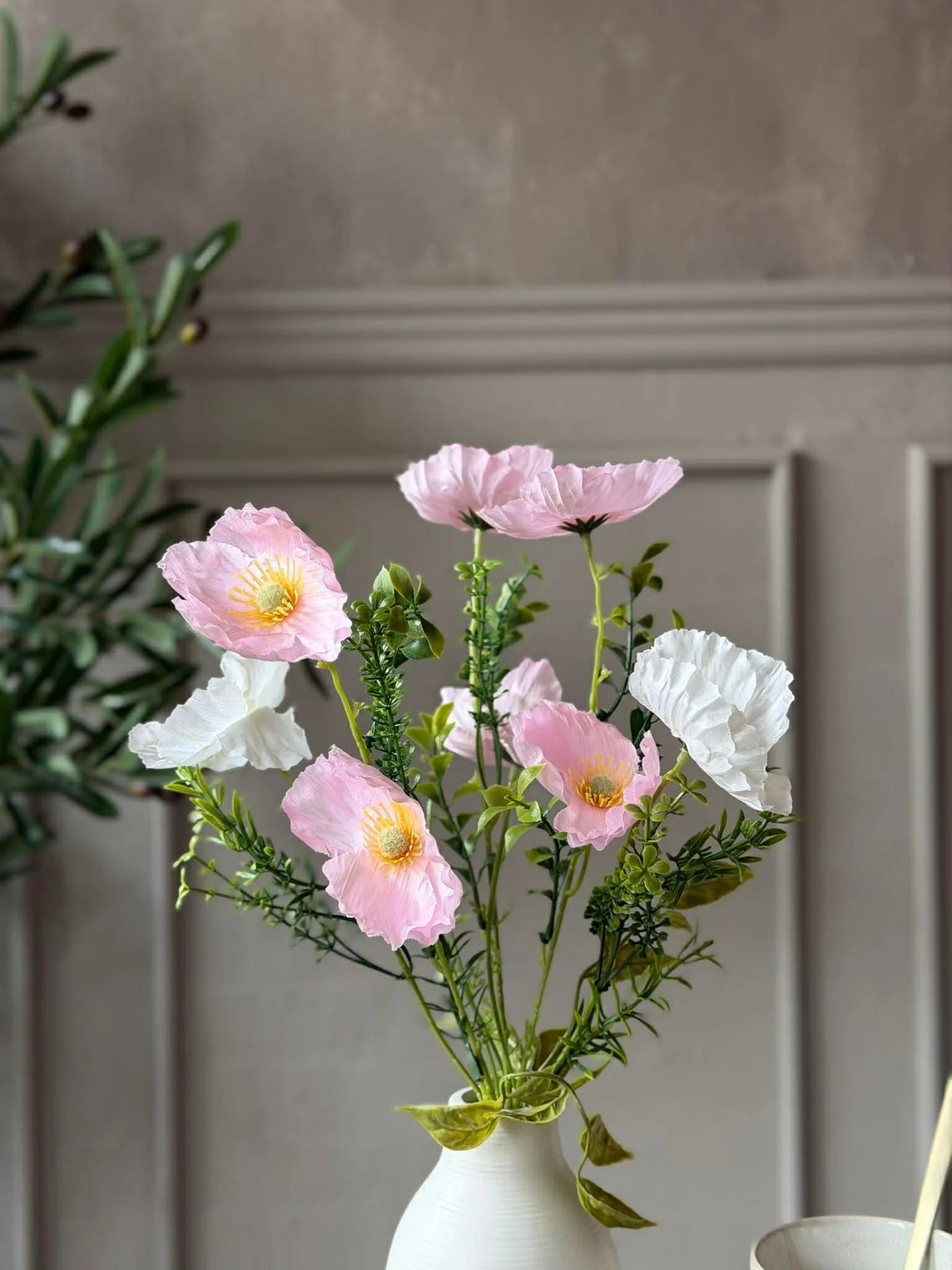 Blomster i hvit vase - Flere farger - Image 4