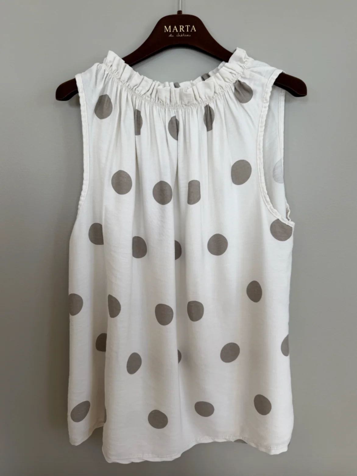 Bluse-topp Lucina - Beige - Image 5
