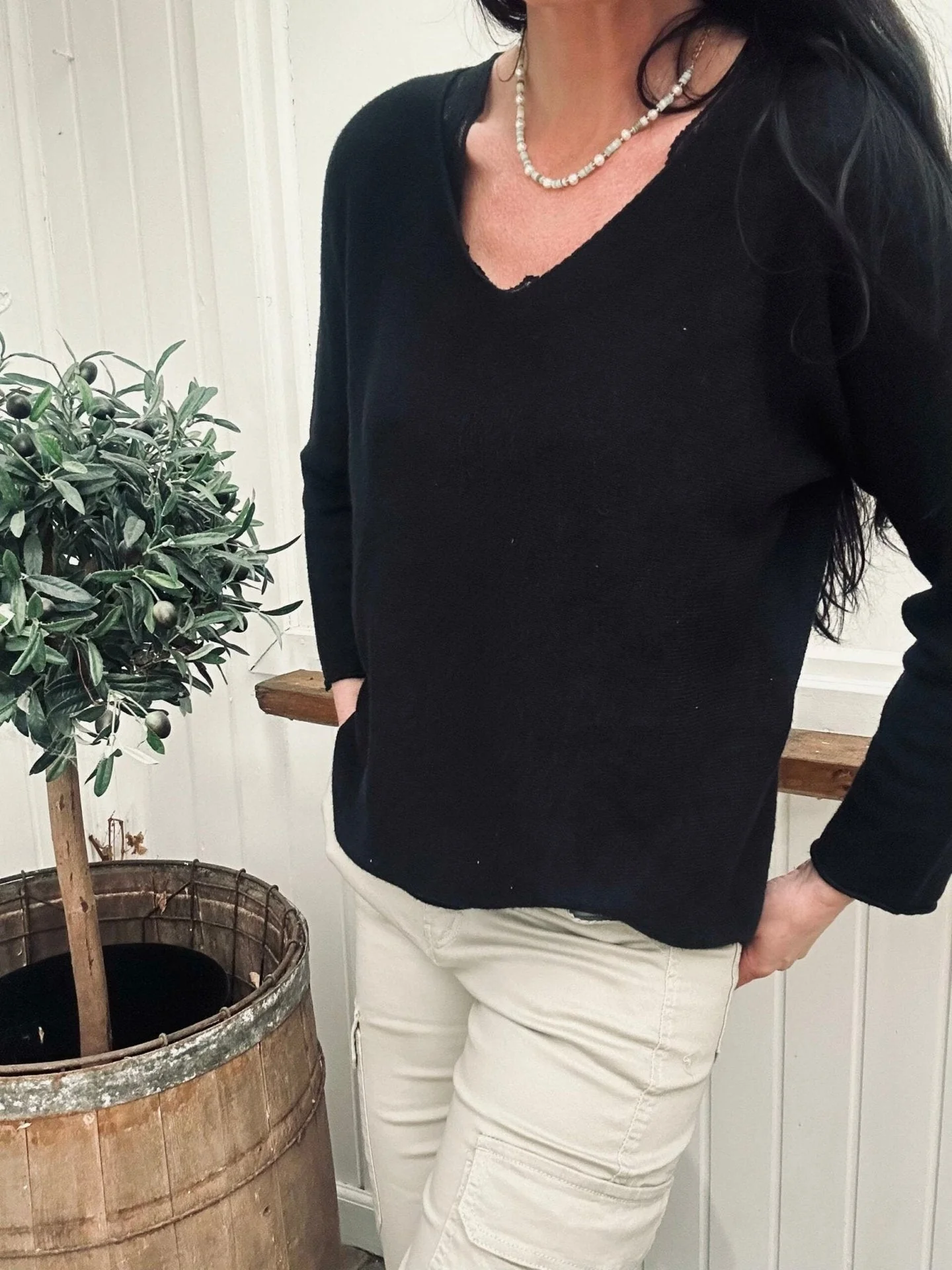 Bluse SOFT – Svart - Image 2