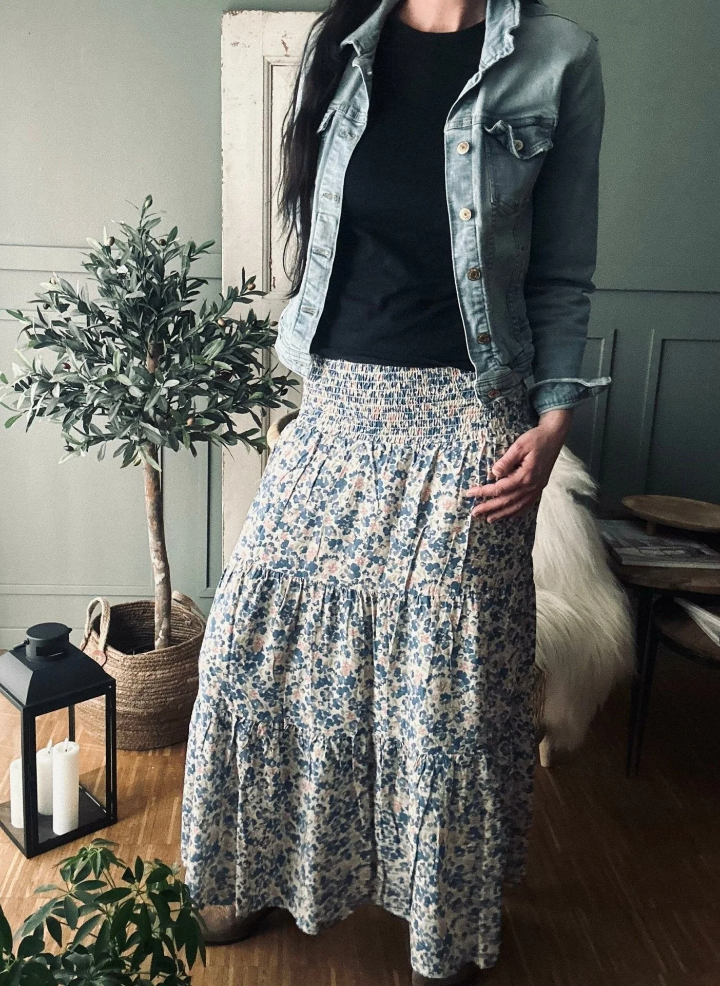 Skjørt Boho – Blue - Image 3