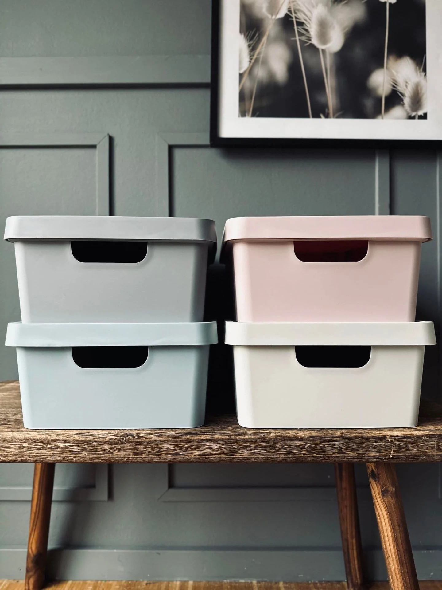Kasse med lokk – Color mix