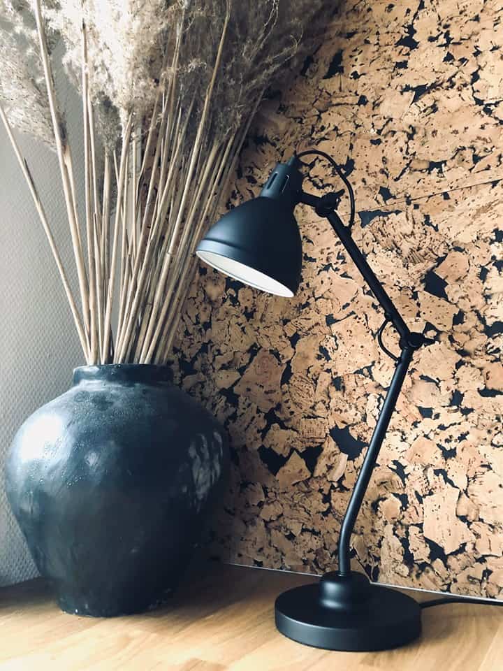 Bordlampe med "knekk" - Sort metall - Image 2