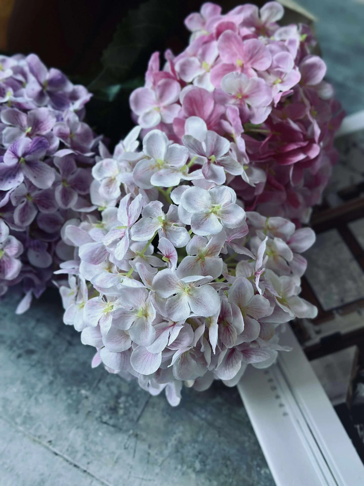 Bukett - Hortensia rosa / lilla - Image 6