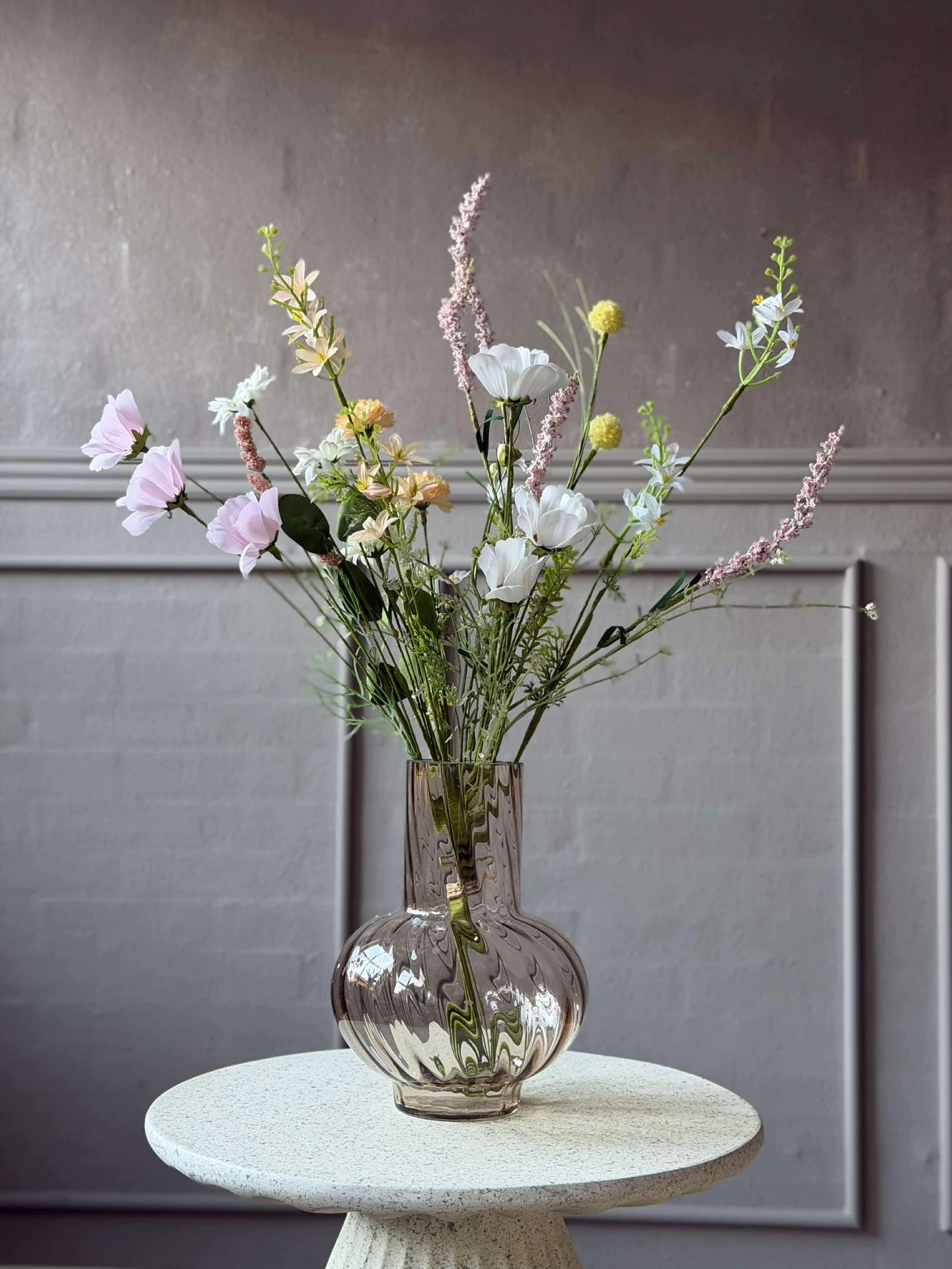 Bukett Hvit / Rosa - WILD FLORA