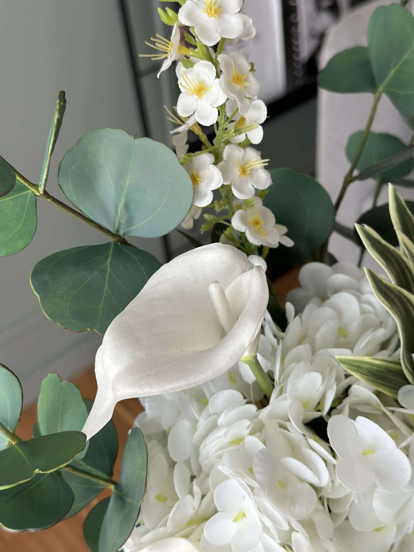 Bukett med hvit hortensia - Image 3