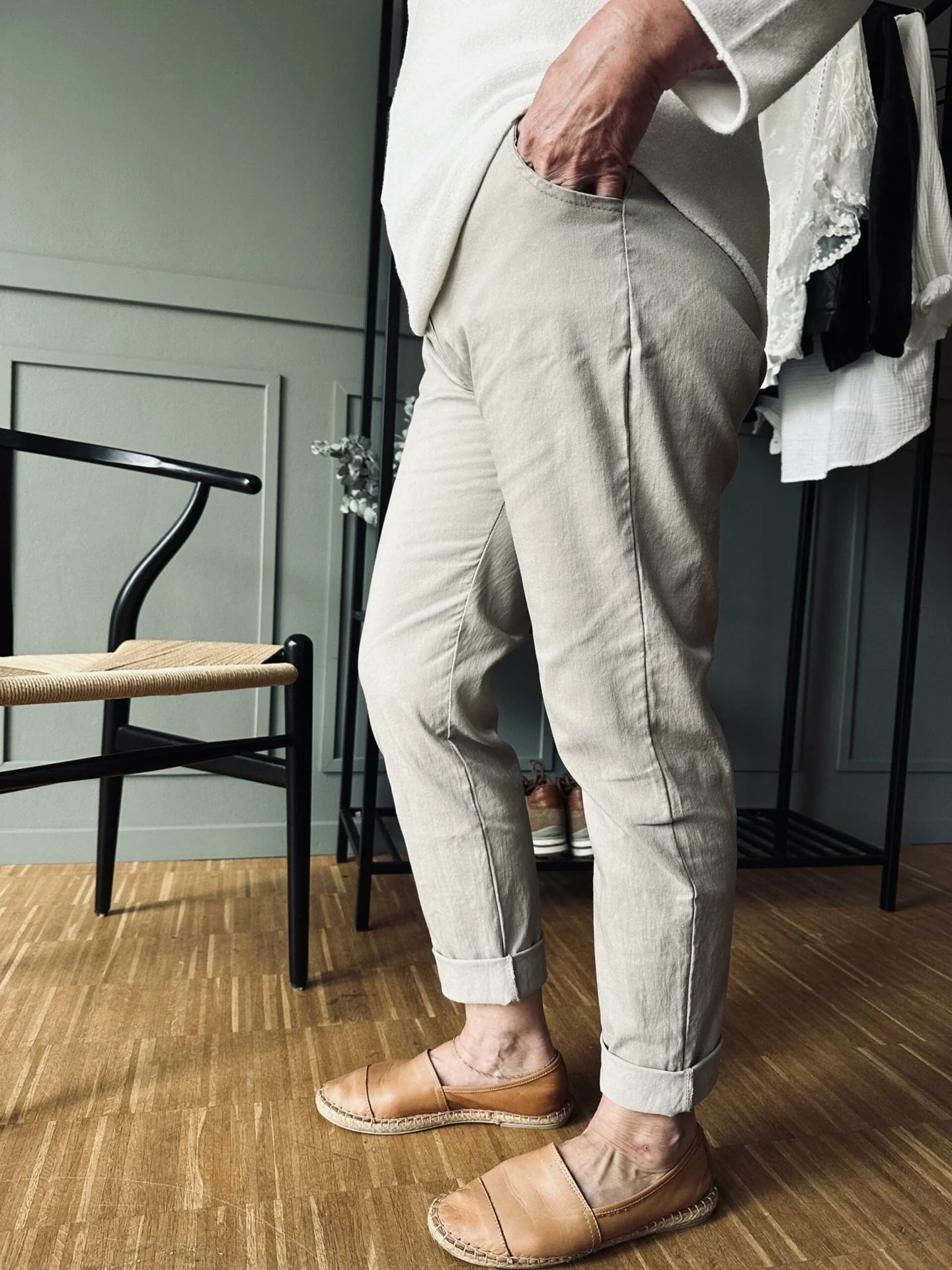 Bukser m. stretch - Svart plus onesize 40-48 - Image 8