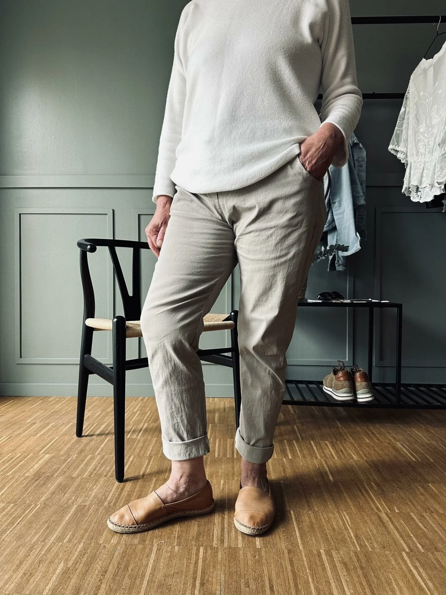 Bukser m. stretch - Svart plus onesize 40-48 - Image 9