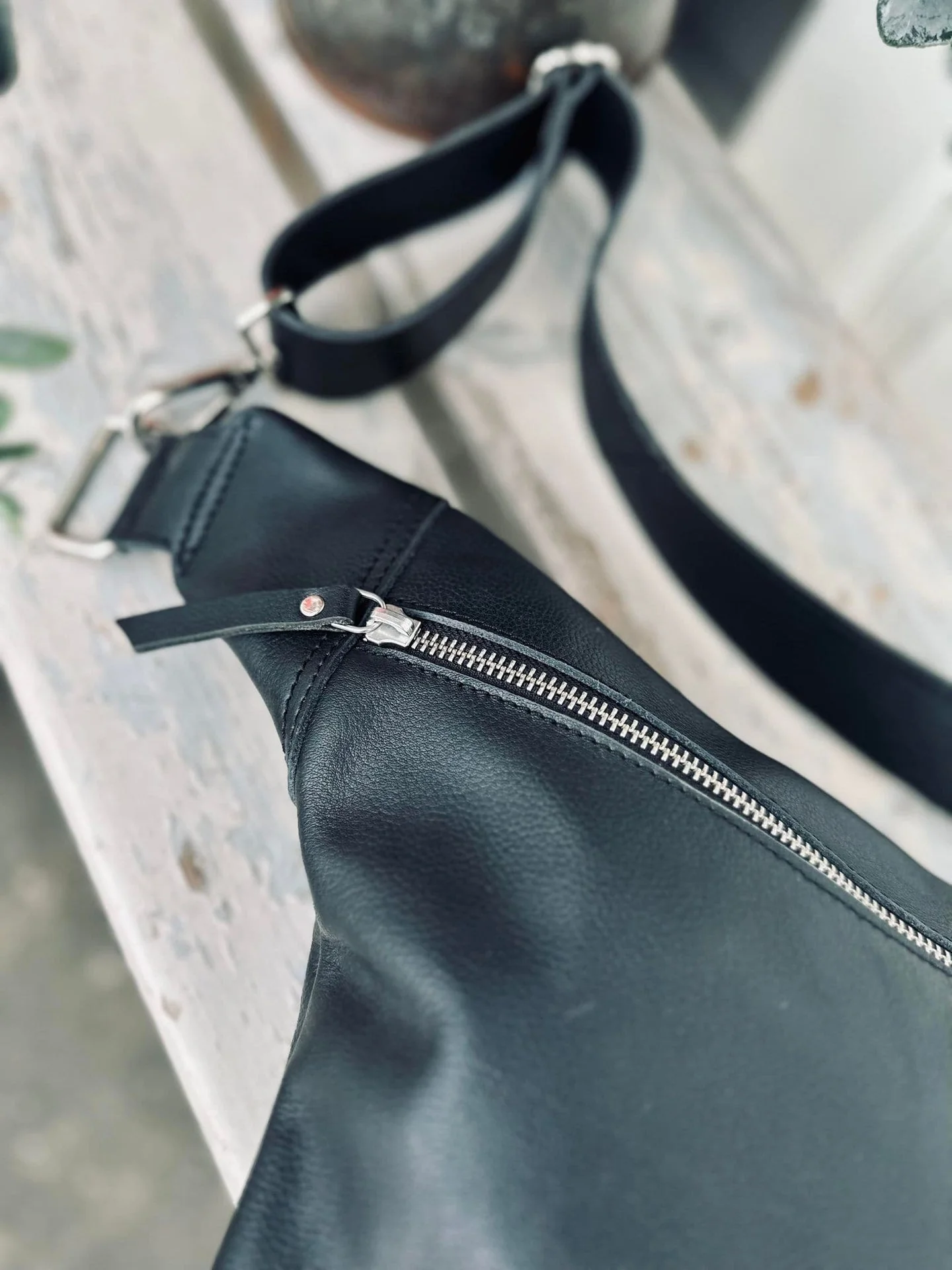 Bumbag BIG ROCKET - Mykt kalveskinn - Image 7