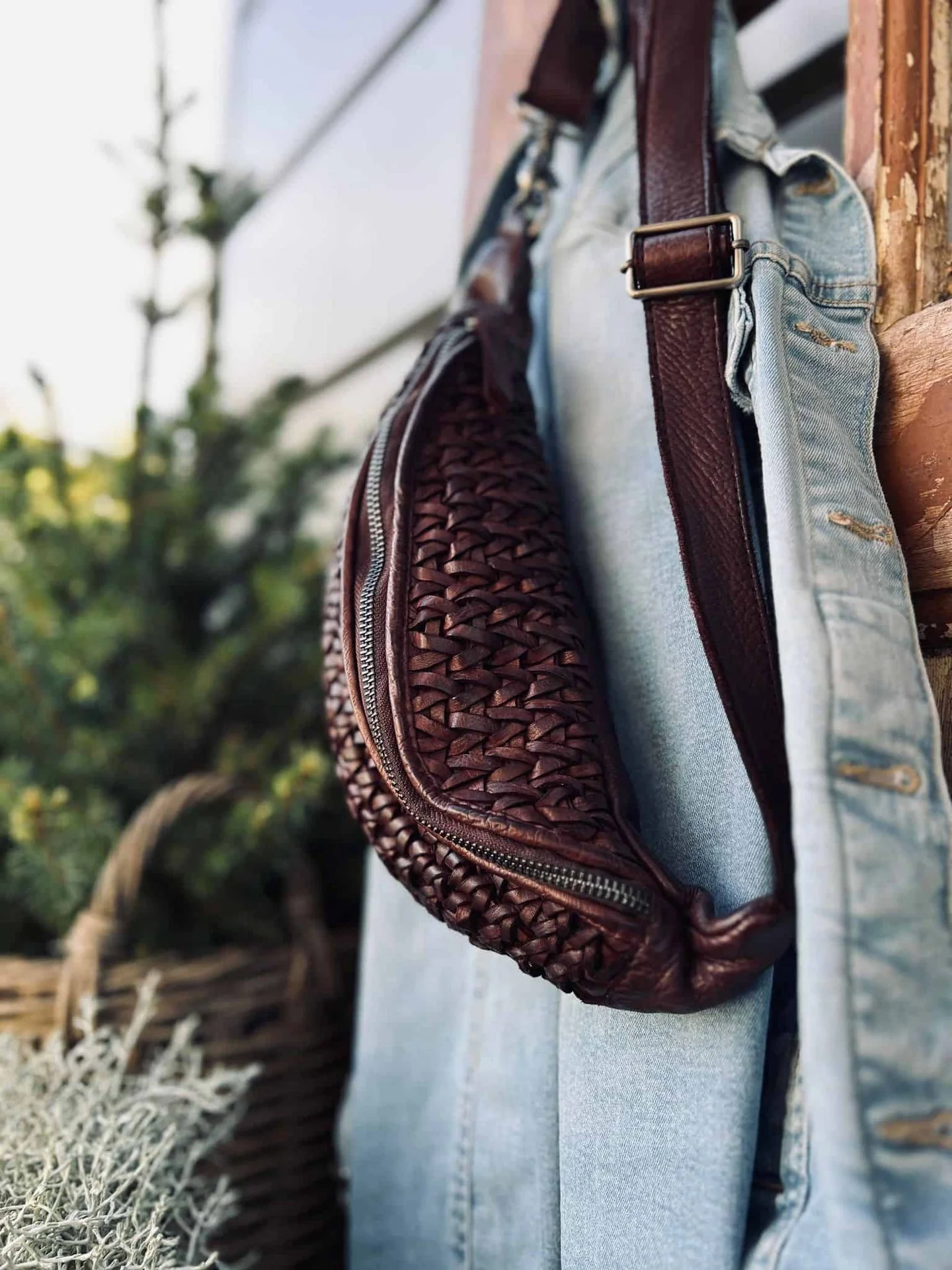 Bumbag Deluxe – Brun flett - Image 3
