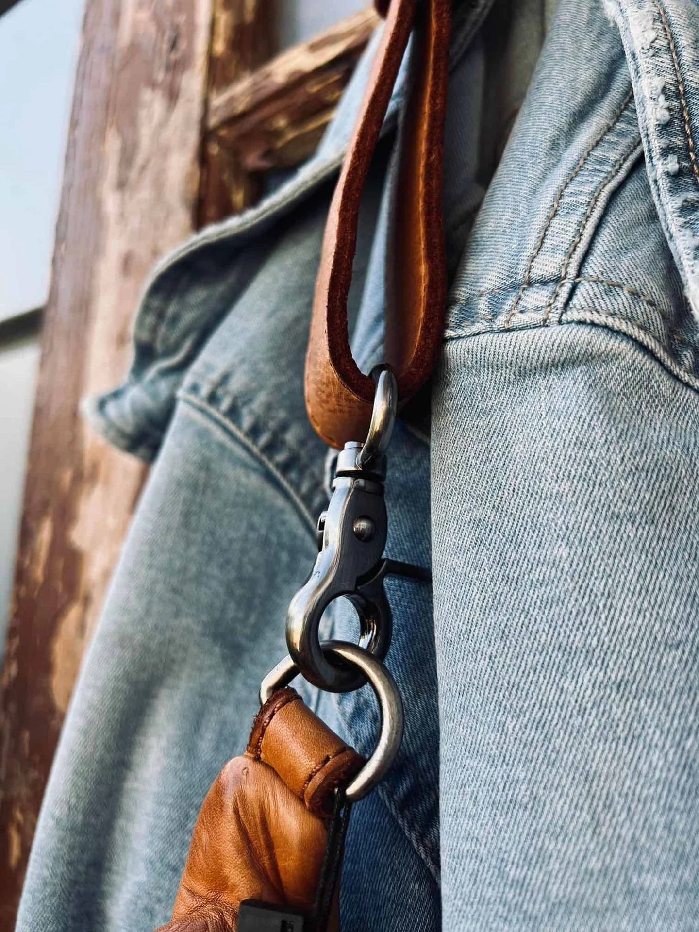 Bumbag Deluxe - Cognac flette - Image 7