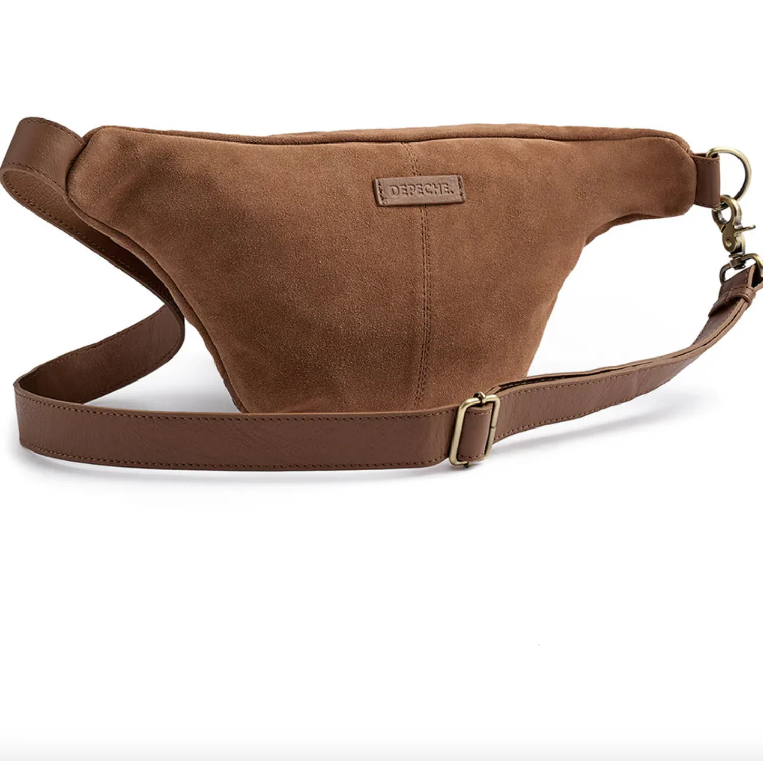 Bumbag Donna semsket skinn - Tan - Image 3