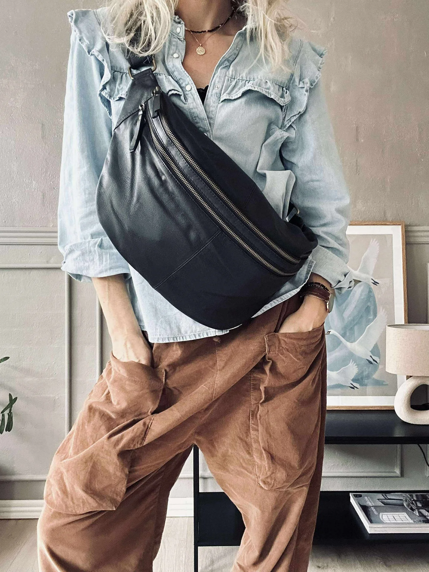 Bumbag Jina Big Black - Image 3