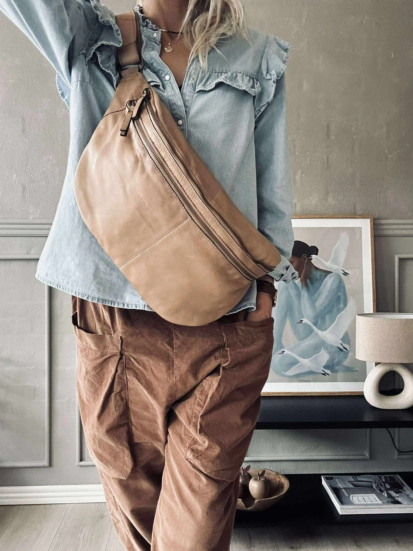 Bumbag Jina Big Taupe - Image 5