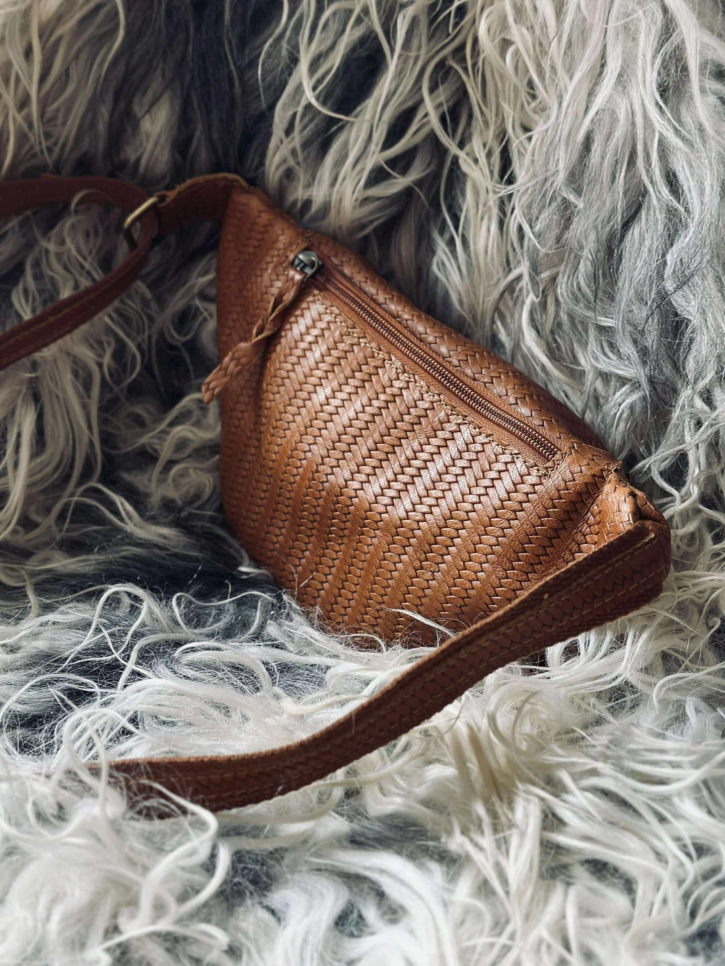 Bumbag Tasha - Cognac-flett - Image 9