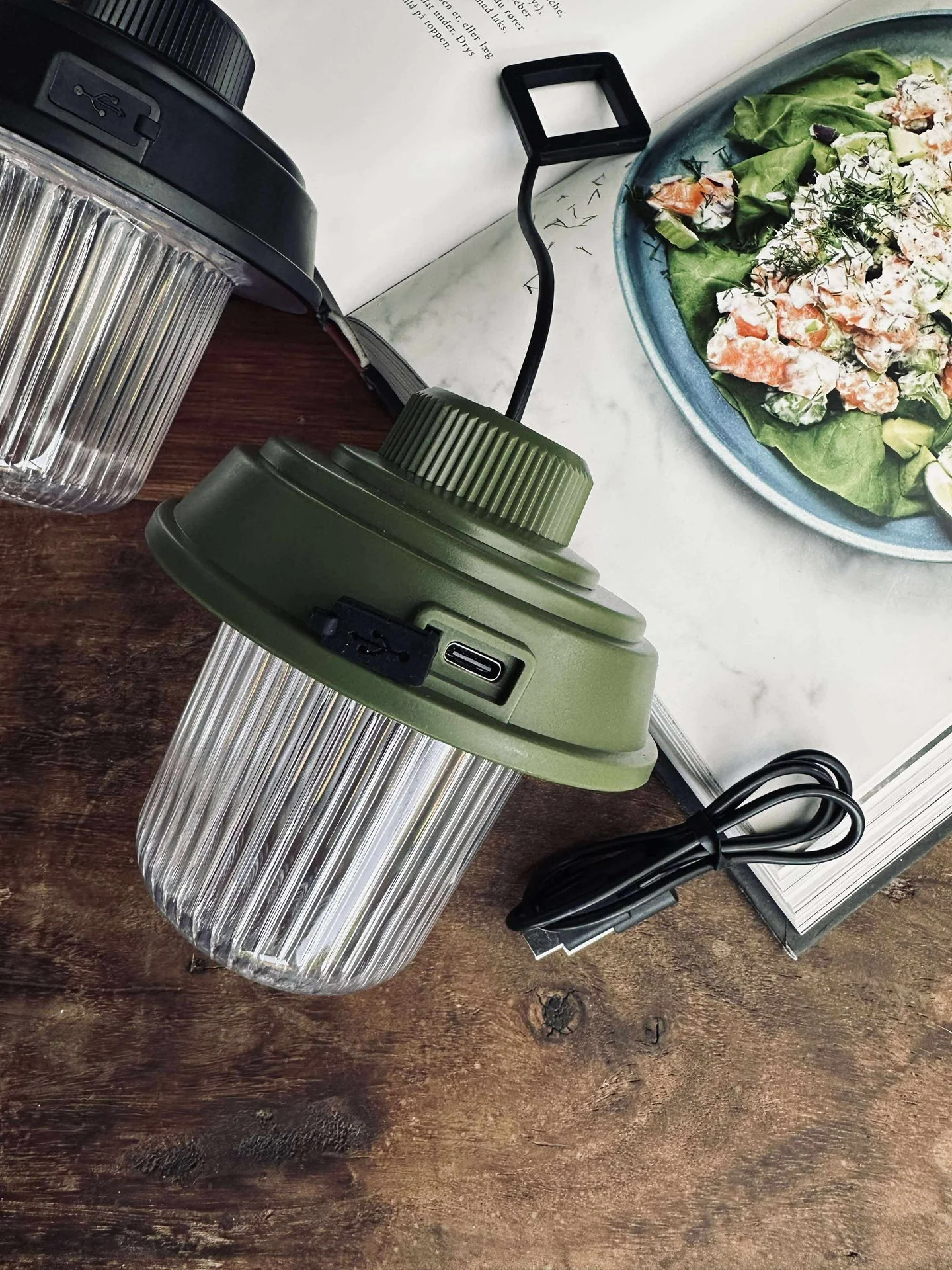 Campinglampe med ledning - Color mix - Image 5