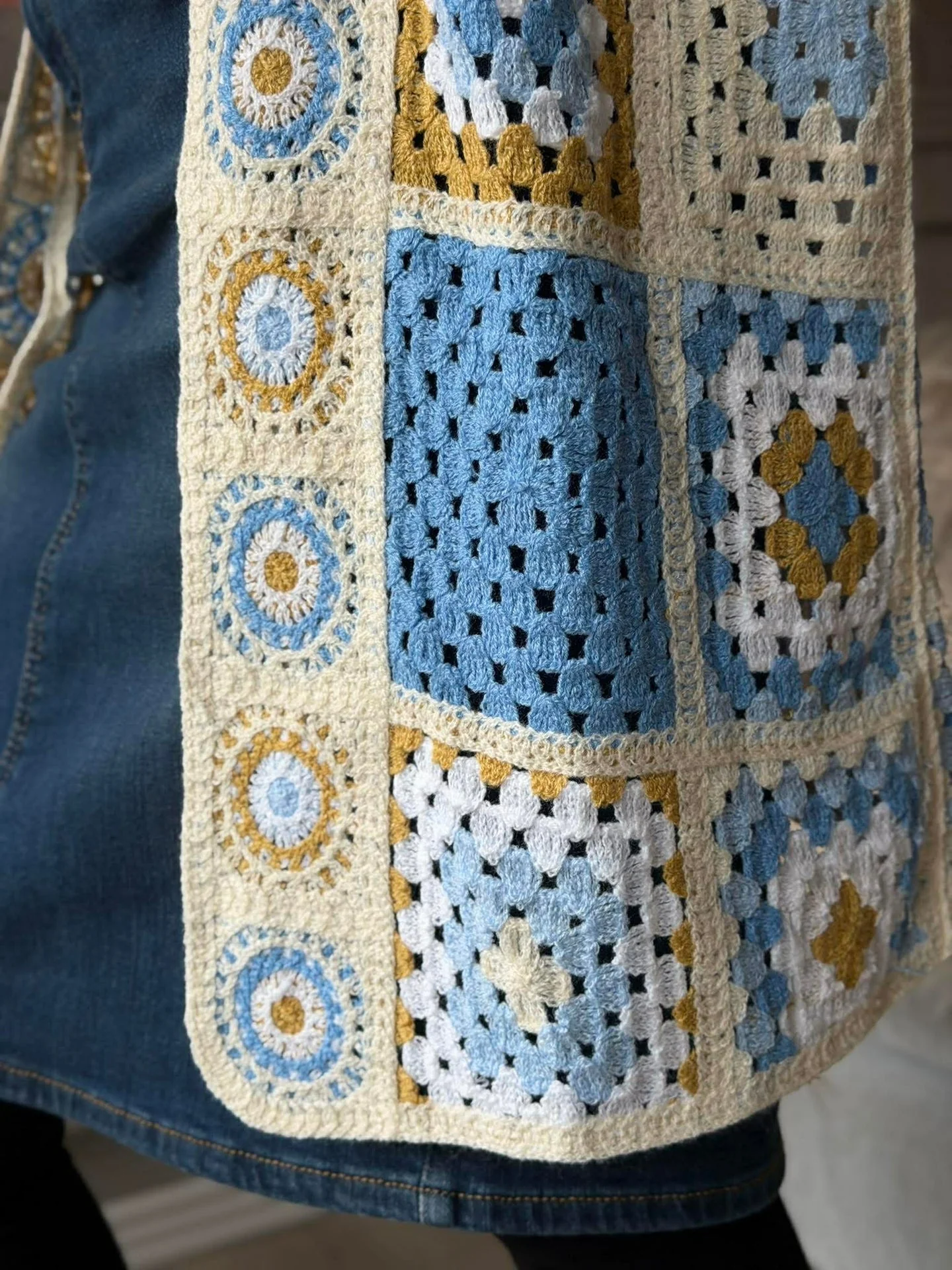 Cardigan Boho - Blue - Image 5
