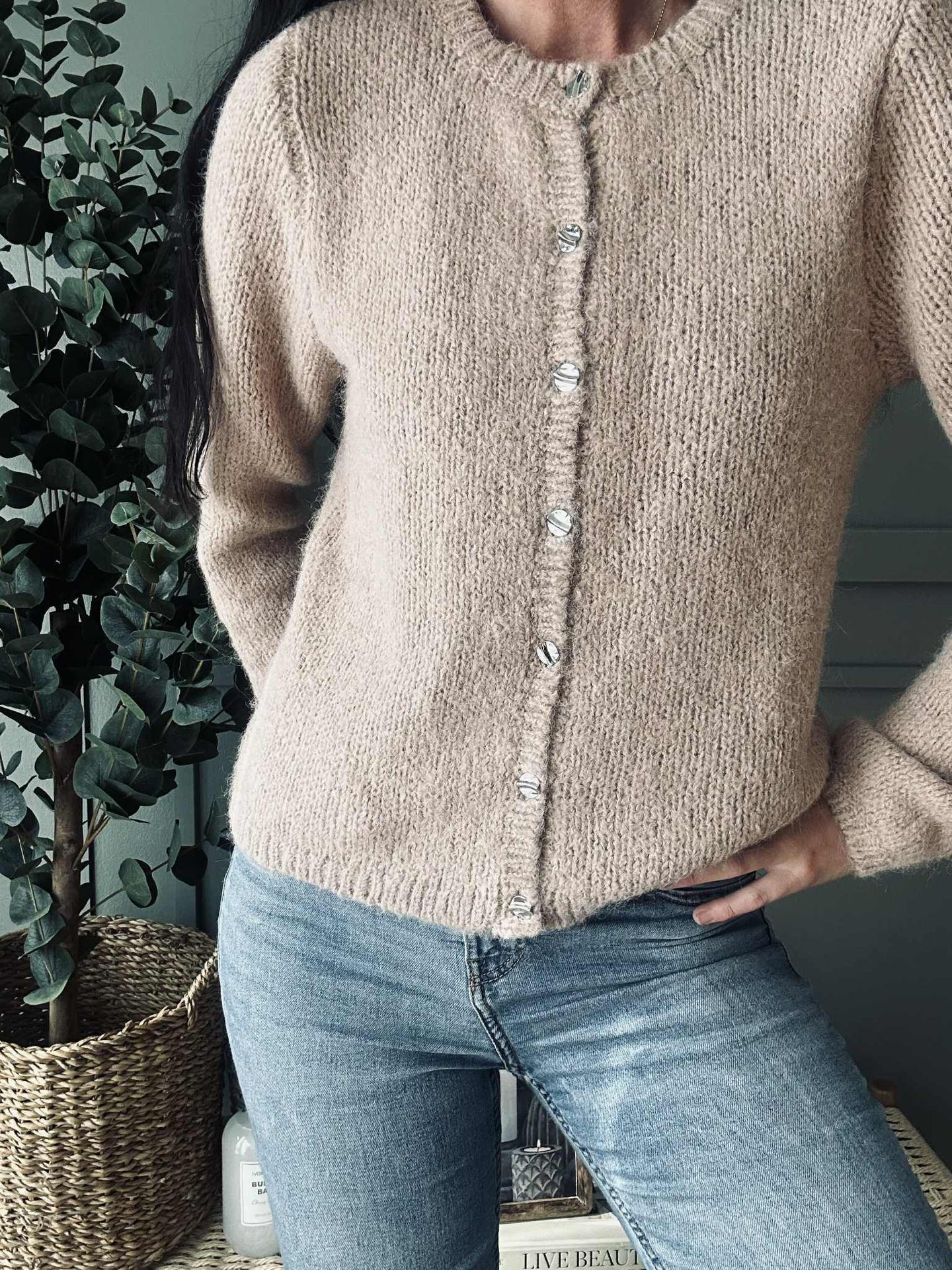 Cardigan Sofia - Dusty rose - Image 2