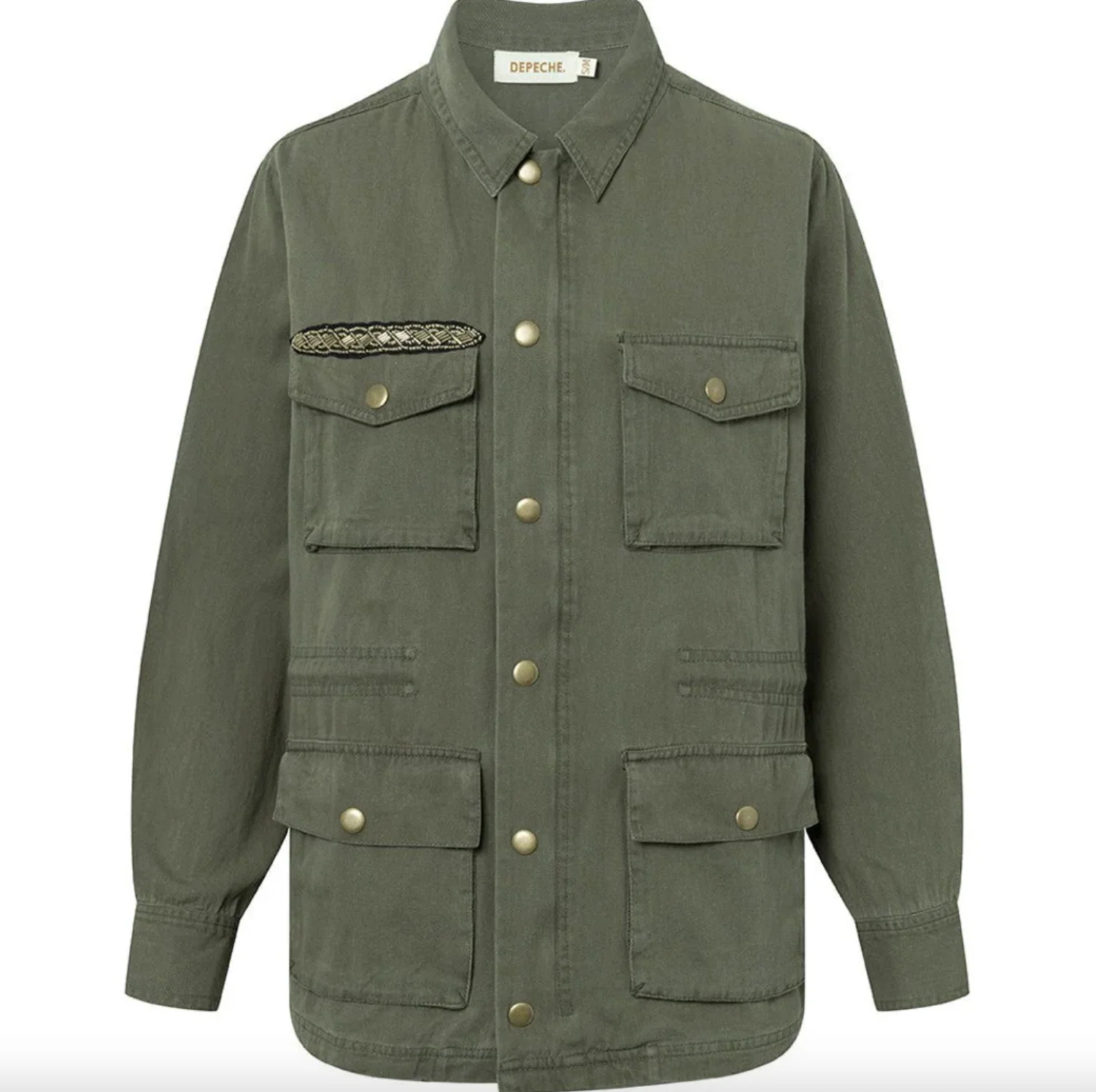 Jakke cargo - Khaki - Image 3