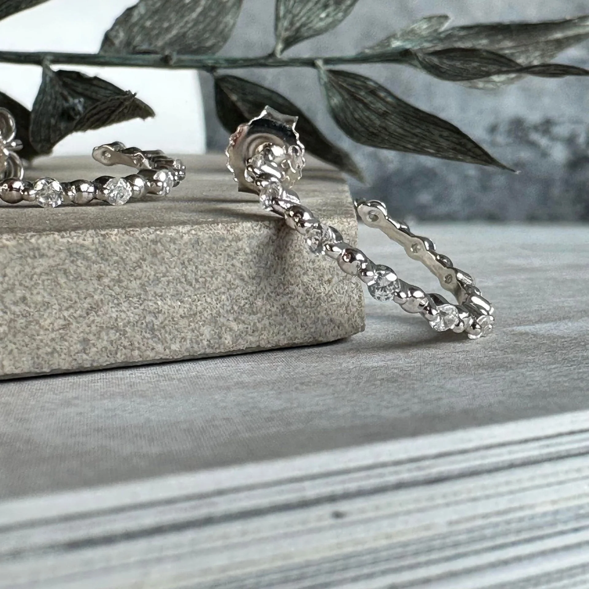 Øreringer Celine Silver 18K forgylt - Image 4