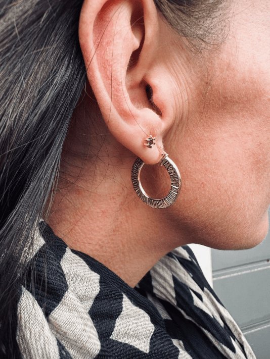 Øredobber Chloe small Sterling sølv 18K forgylt - Image 5