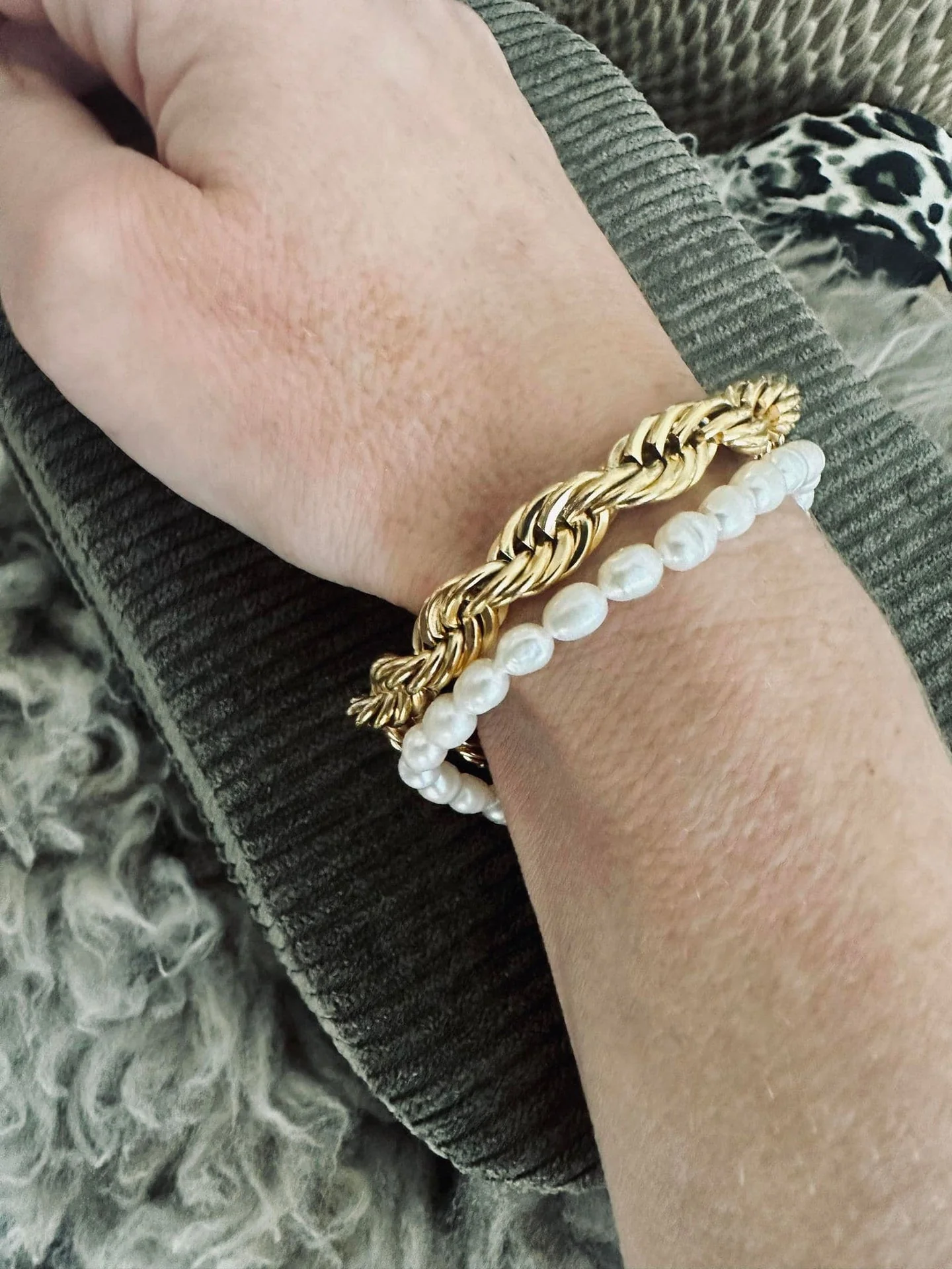 Armbånd Chunky forgylt - Vanntett - Image 3